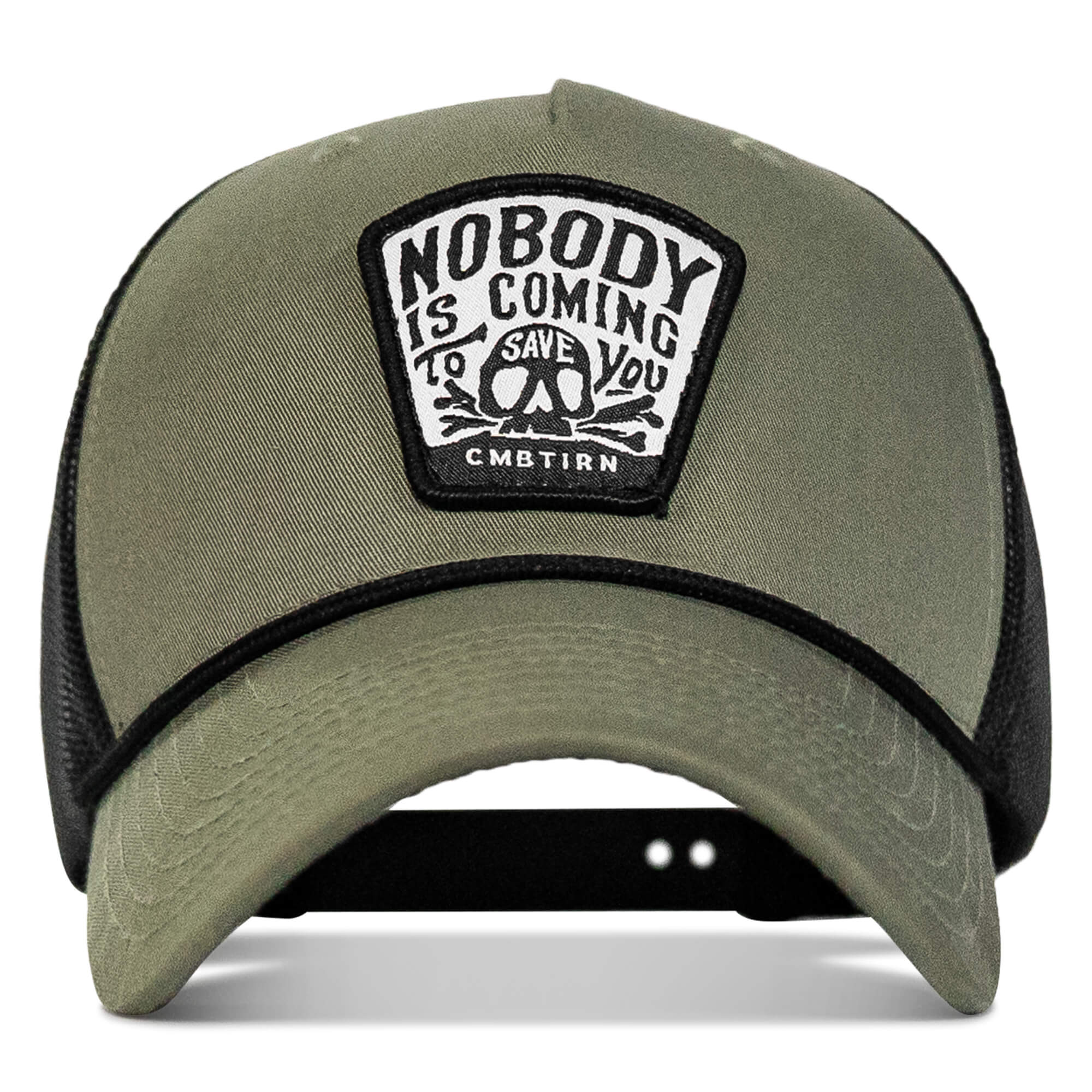 Nobody Is Coming To Save You Skull Patch Rope Snapback - Image 8