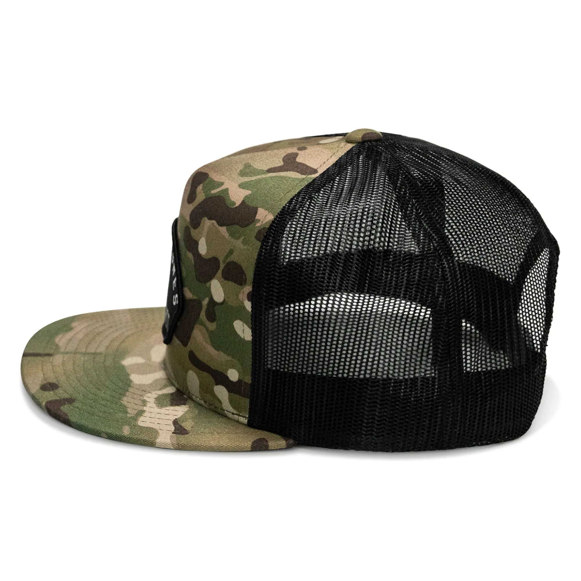 Nobody Owes You Shit Arched Patch Flatbill SnapBack Hat - Image 17