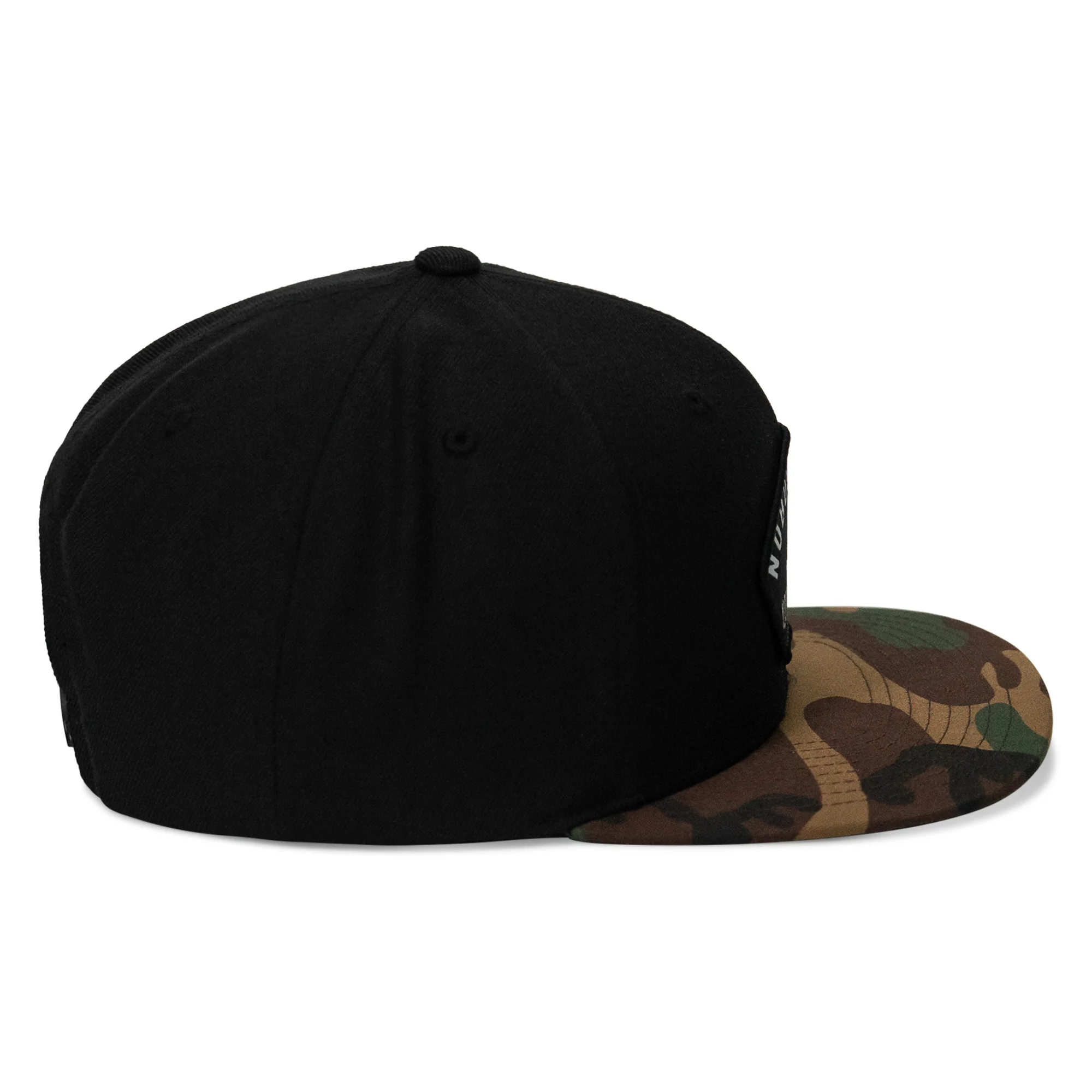 Nobody Owes You Shit Arched Patch Flatbill SnapBack Hat - Image 4