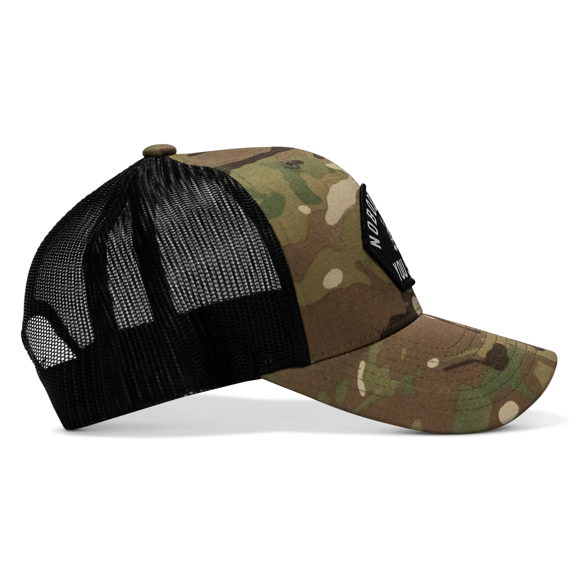 Nobody Owes You Shit Arched Skull Patch Snapback - Image 71