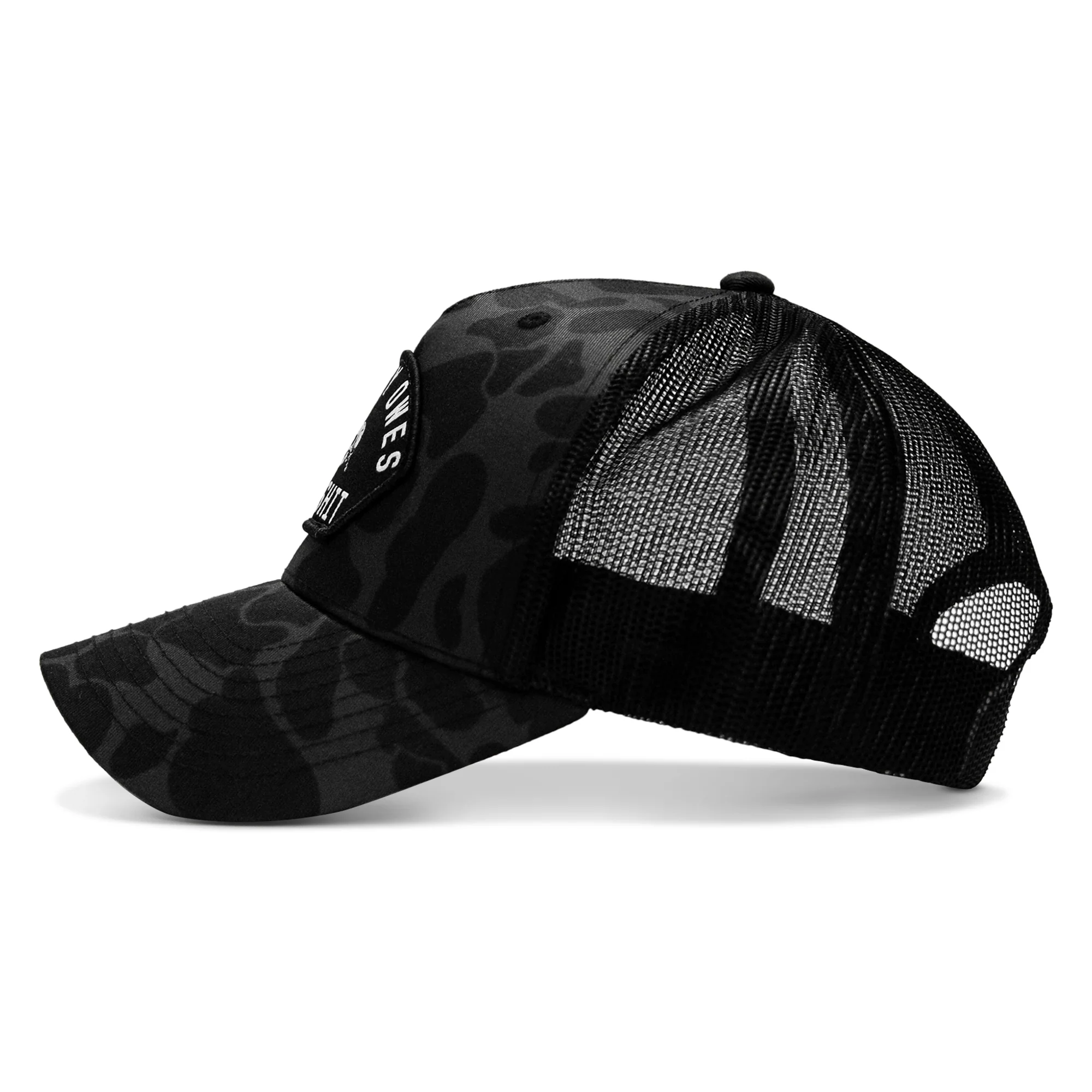Nobody Owes You Shit Arched Skull Patch Snapback - Image 75