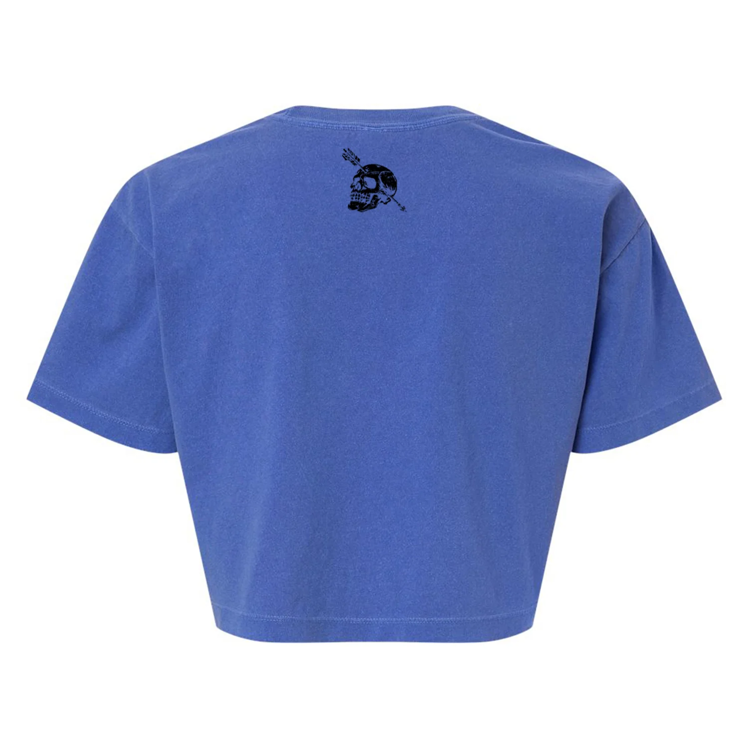 Nobody Owes You Shit Skull Women's Crop T-Shirt - Image 22