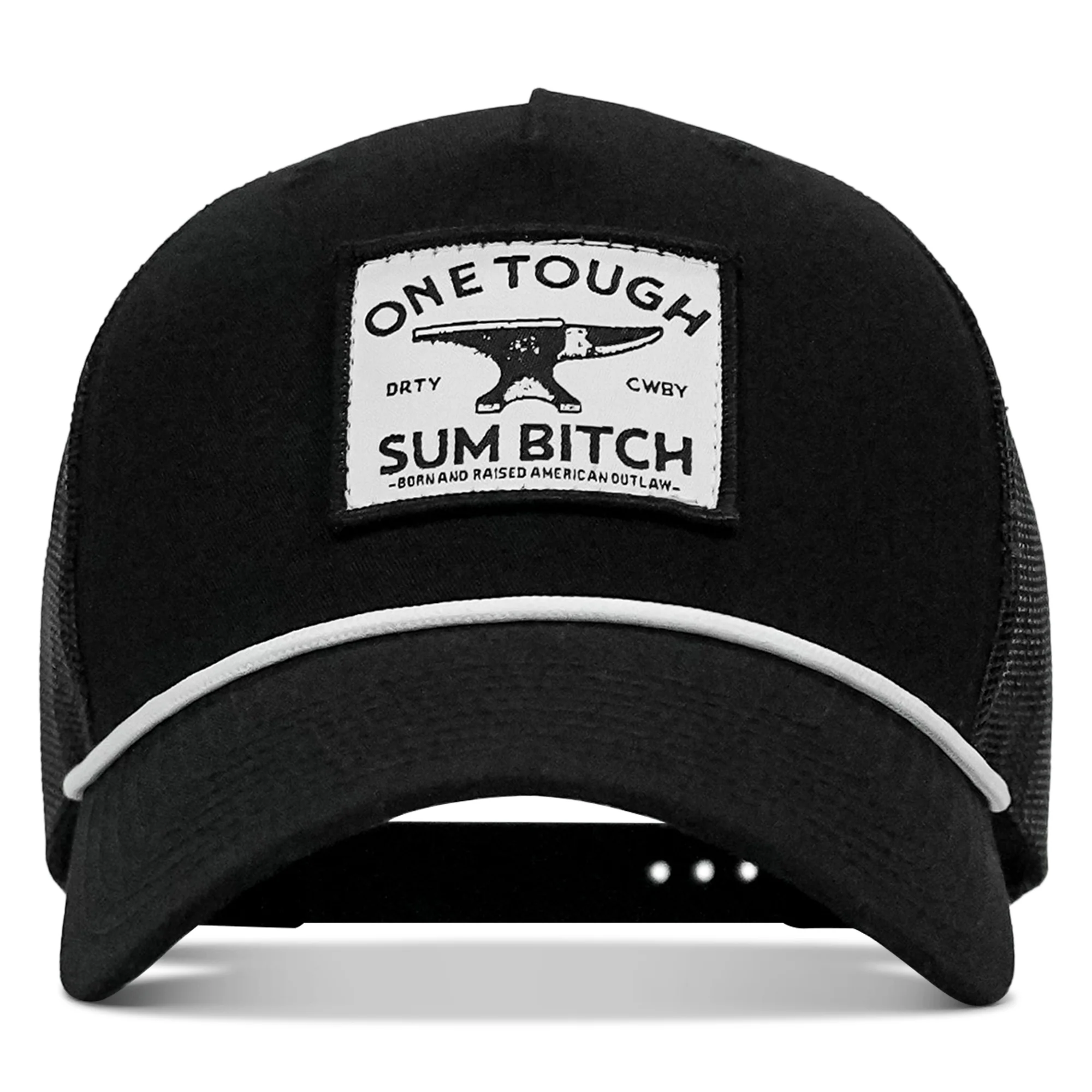 One Tough Sum B*tch Patch Rope Snapback Hat - Image 2