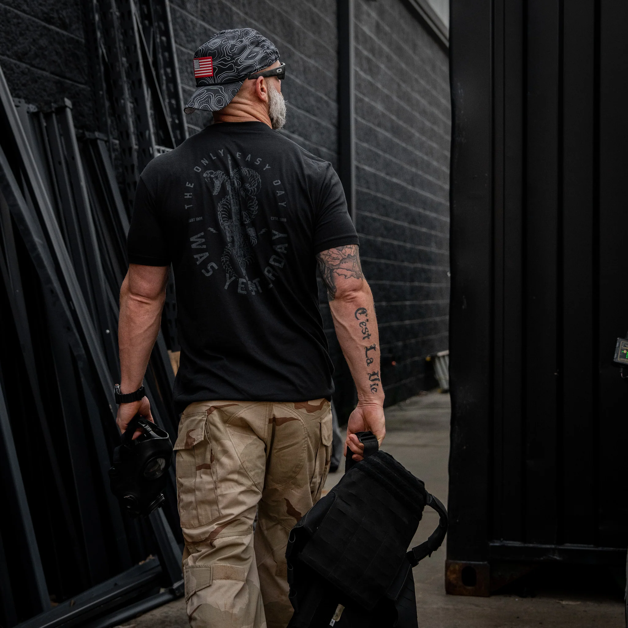 Only Easy Day Was Yesterday Rifle Men's T-Shirt - Image 10