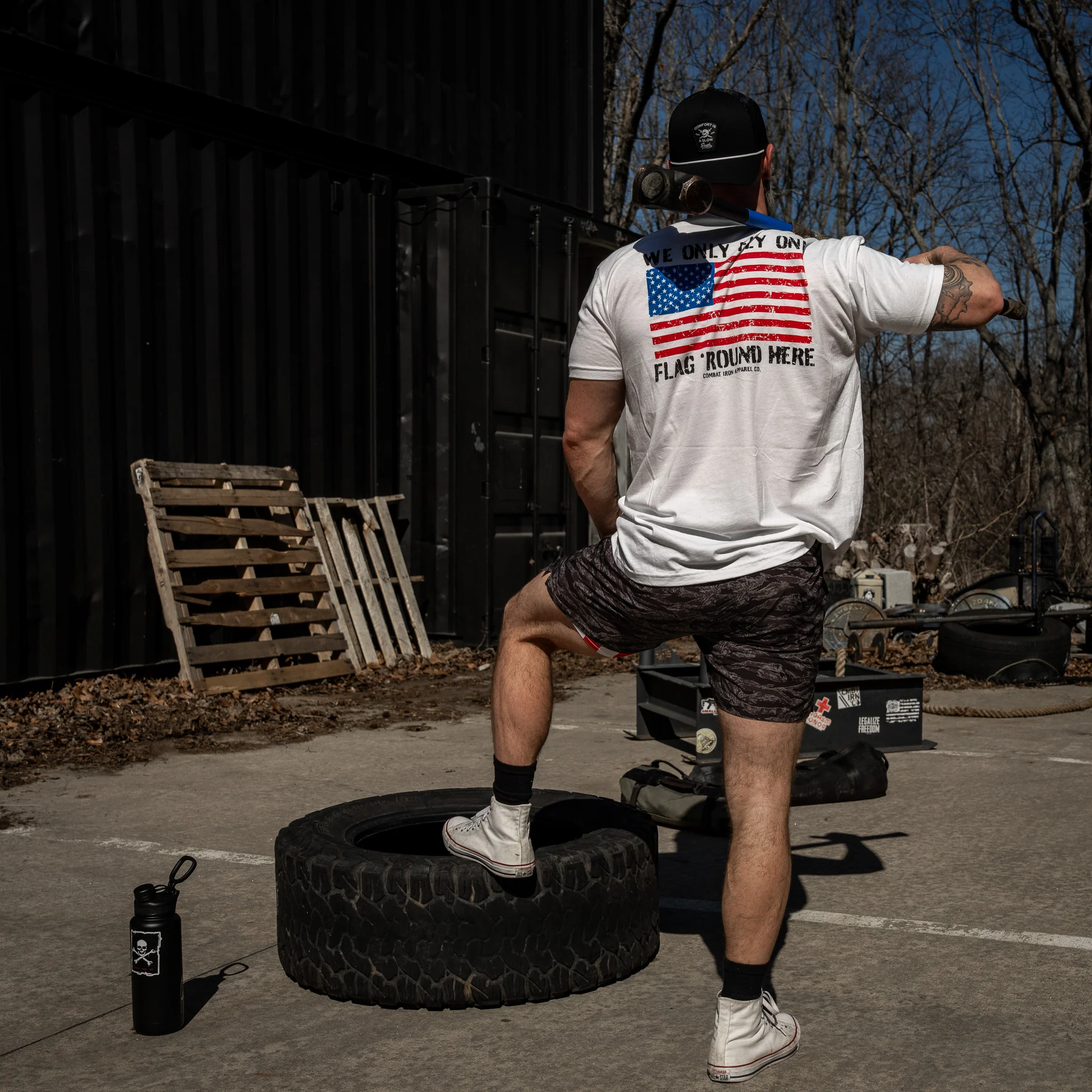 Only Flag We Fly 'Round Here Men's T-Shirt - Image 8