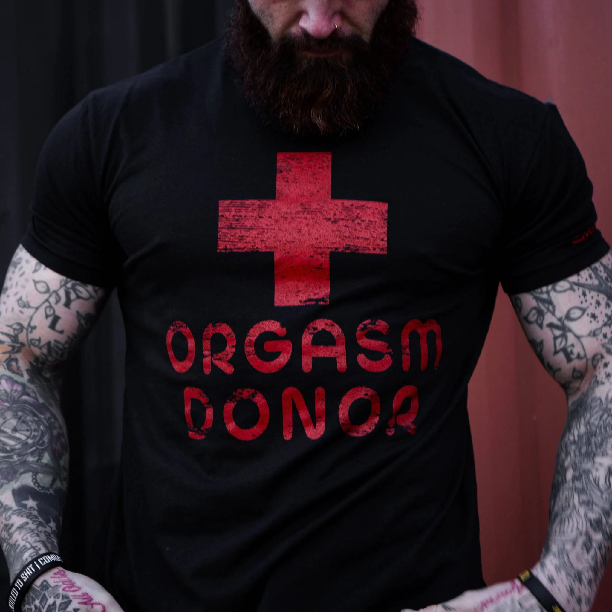 Orgasm Donor Men's T-Shirt - Image 4