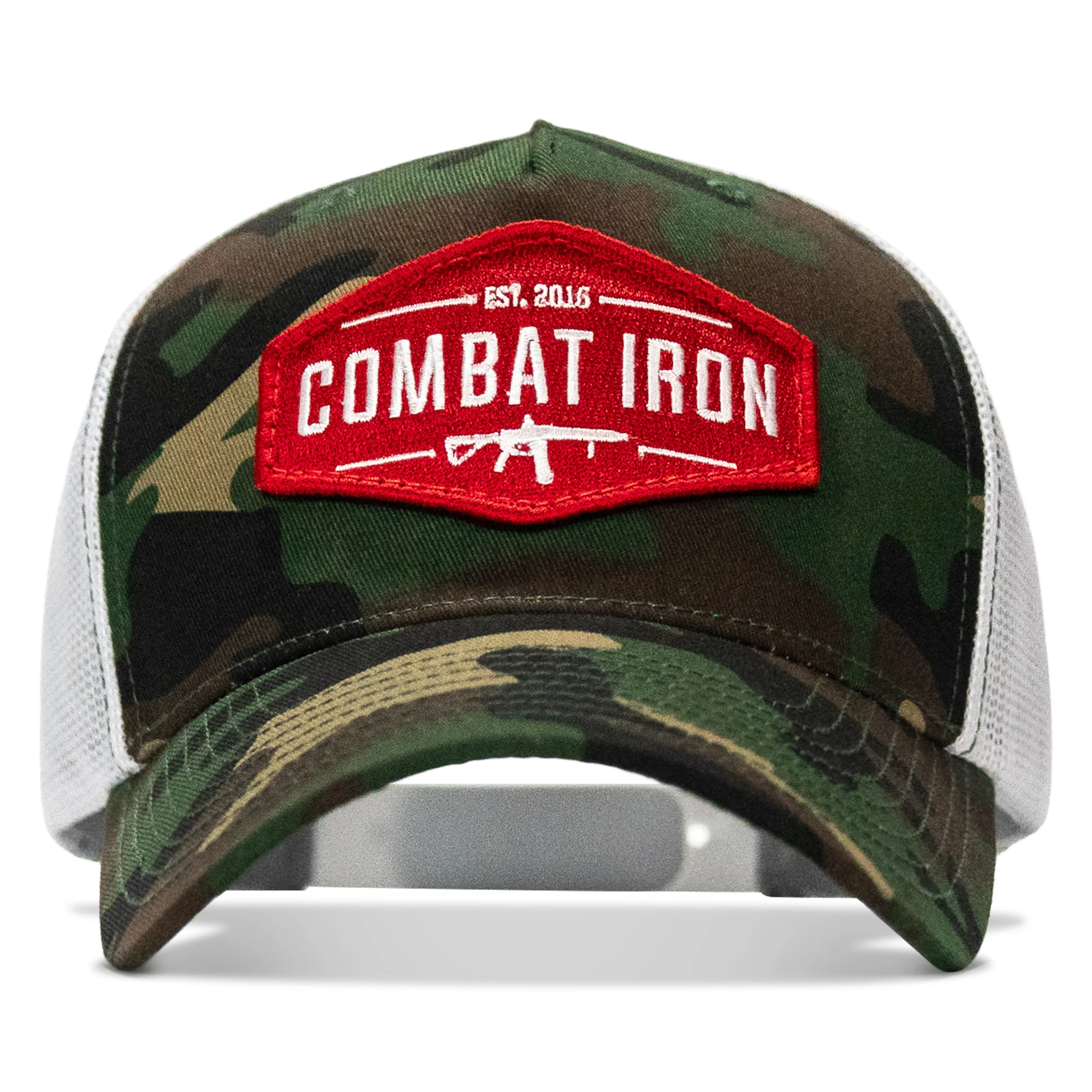 Original AR Red Patch Mid-Profile Mesh Snapback Hat - Image 15