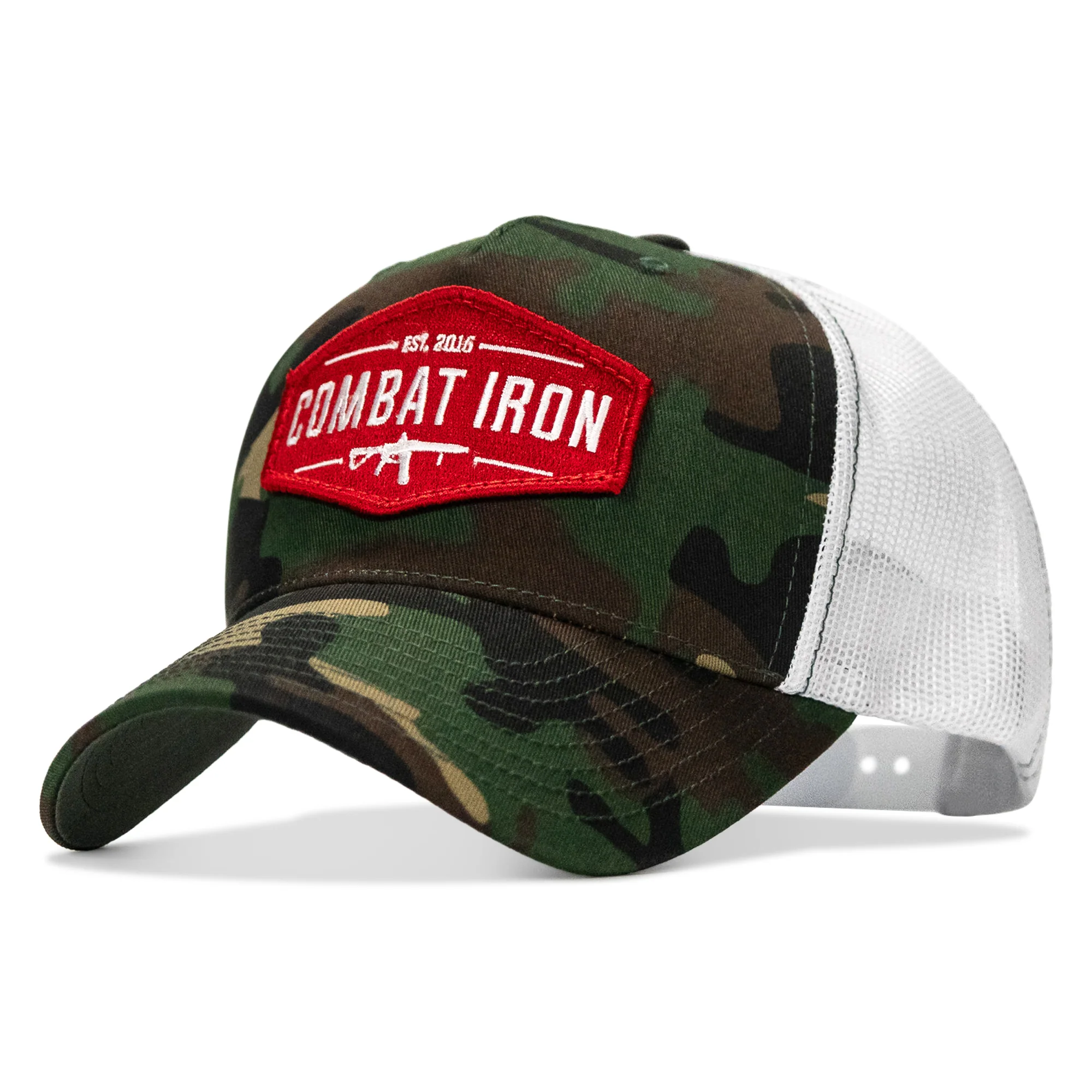 Original AR Red Patch Mid-Profile Mesh Snapback Hat - Image 16