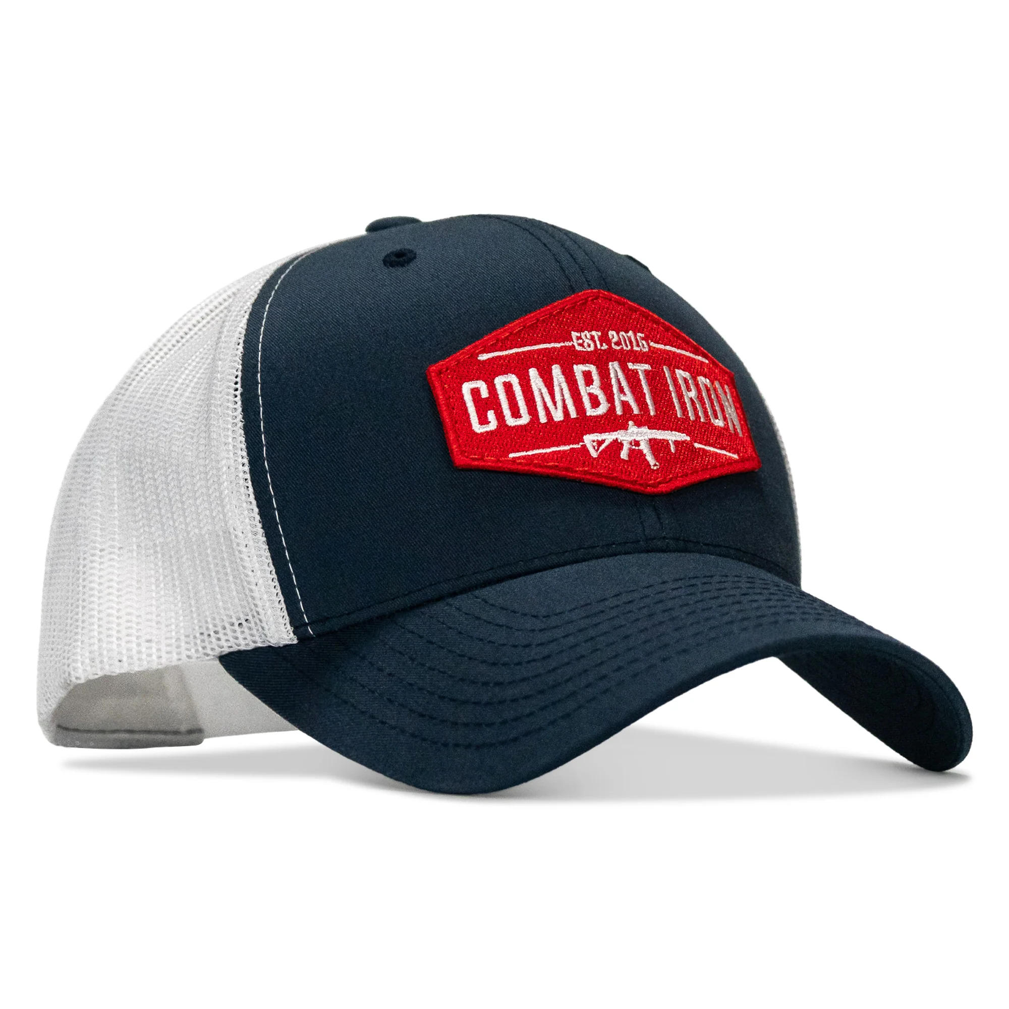 Original AR Red Patch Mid-Profile Mesh Snapback Hat - Image 22