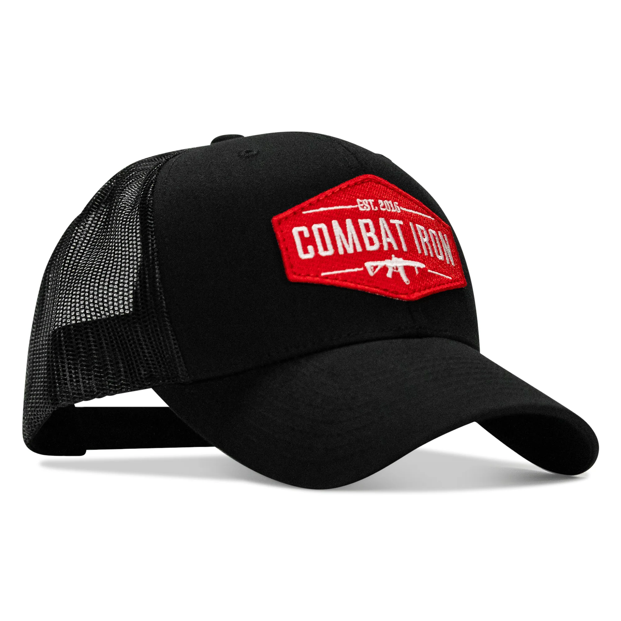 Original AR Red Patch Mid-Profile Mesh Snapback Hat - Image 32