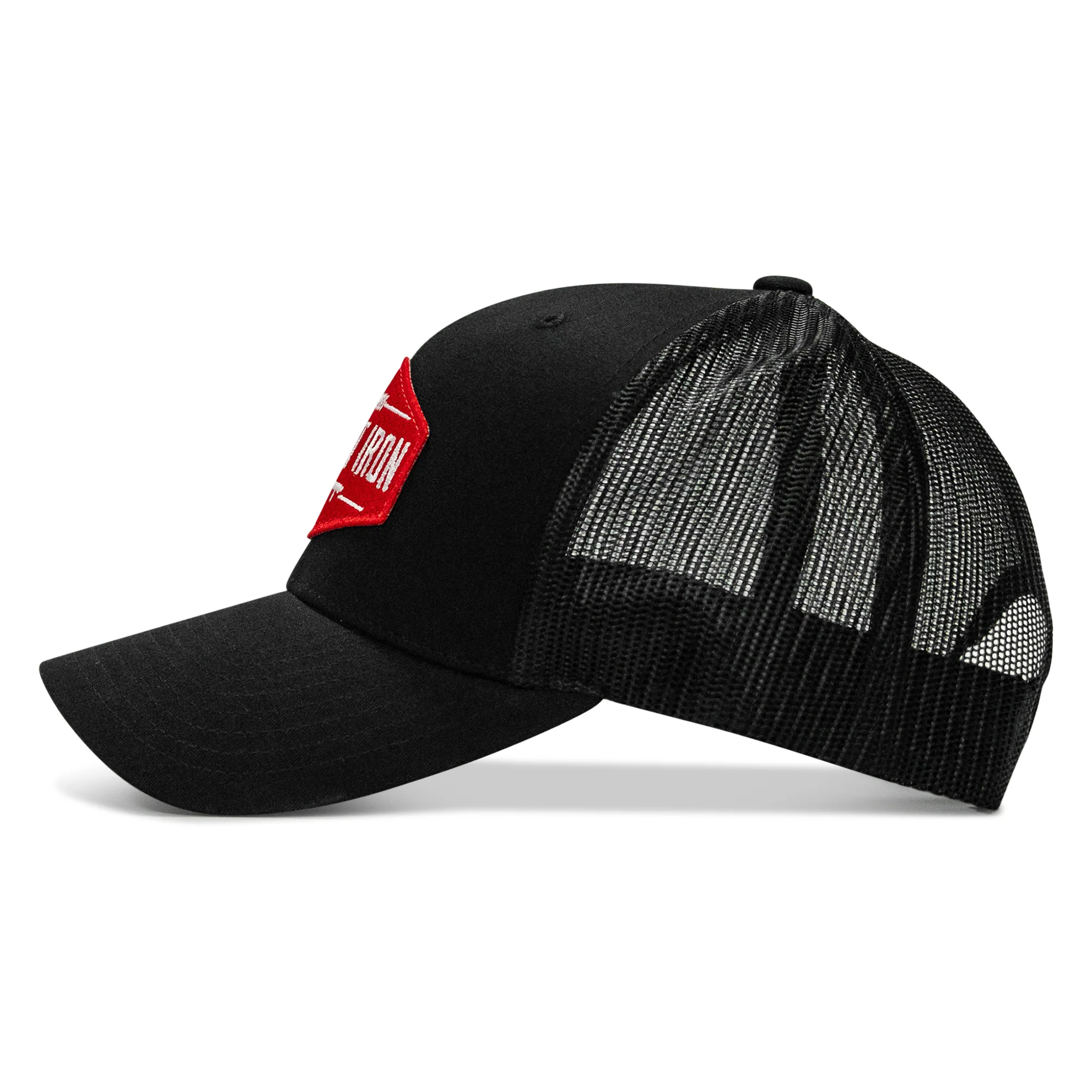 Original AR Red Patch Mid-Profile Mesh Snapback Hat - Image 33