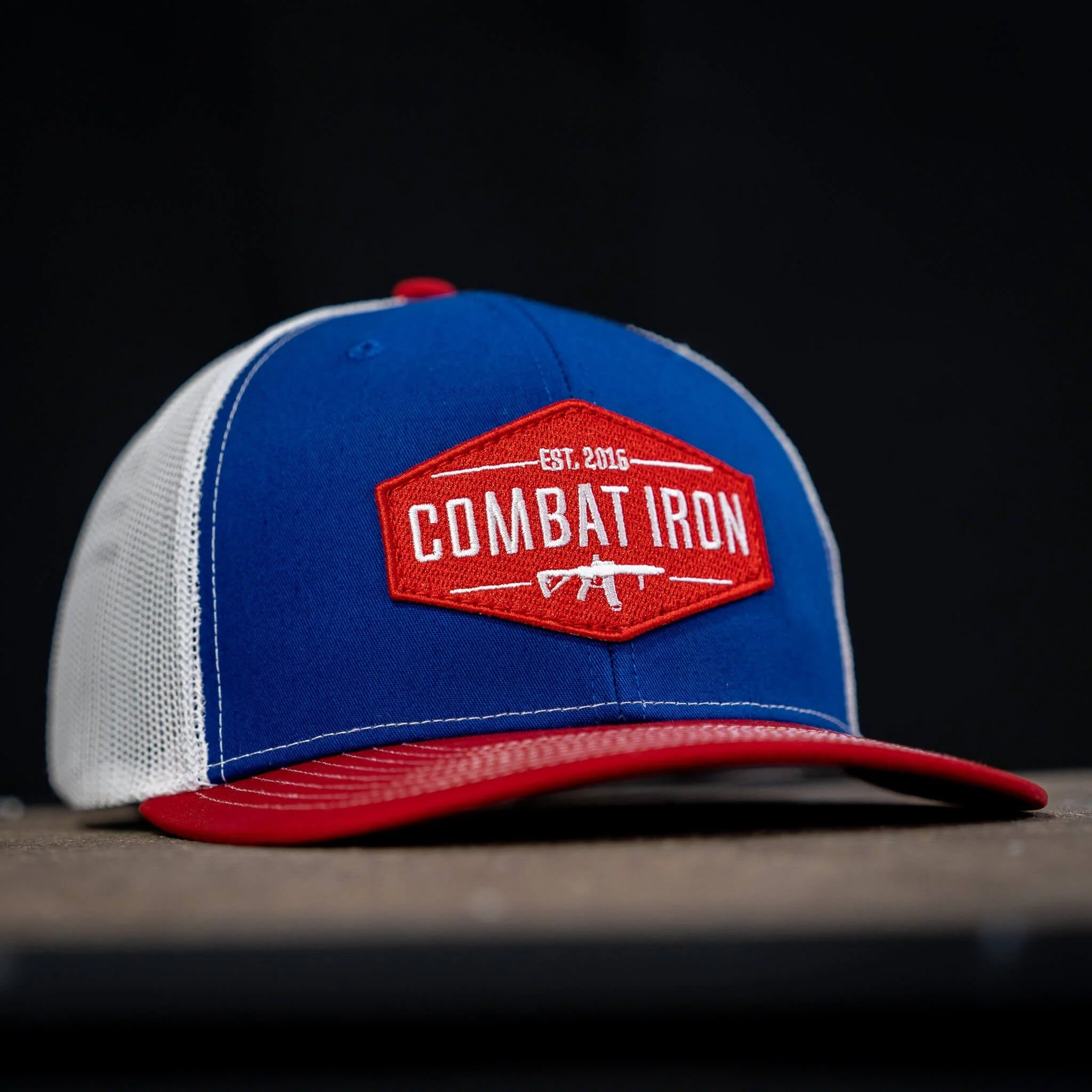 Original AR Red Patch Mid-Profile Mesh Snapback Hat - Image 8