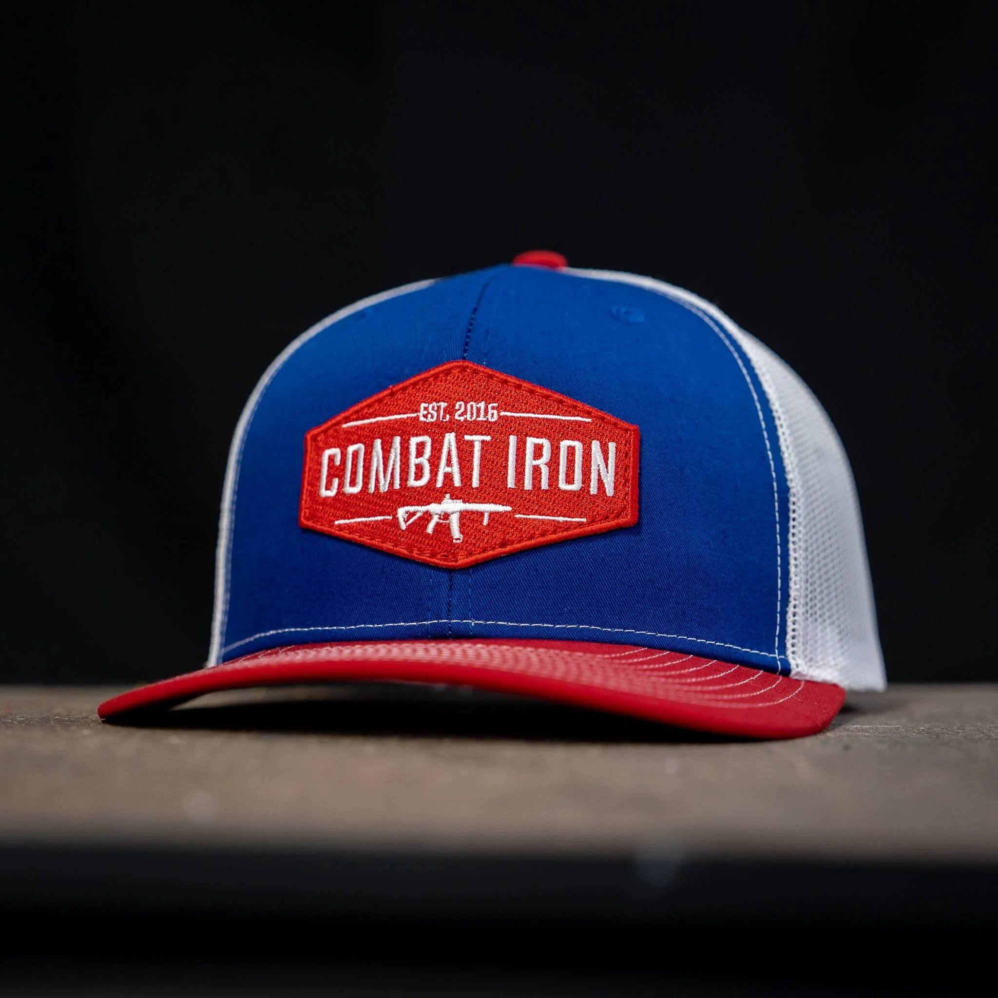 Original AR Red Patch Mid-Profile Mesh Snapback Hat - Image 9