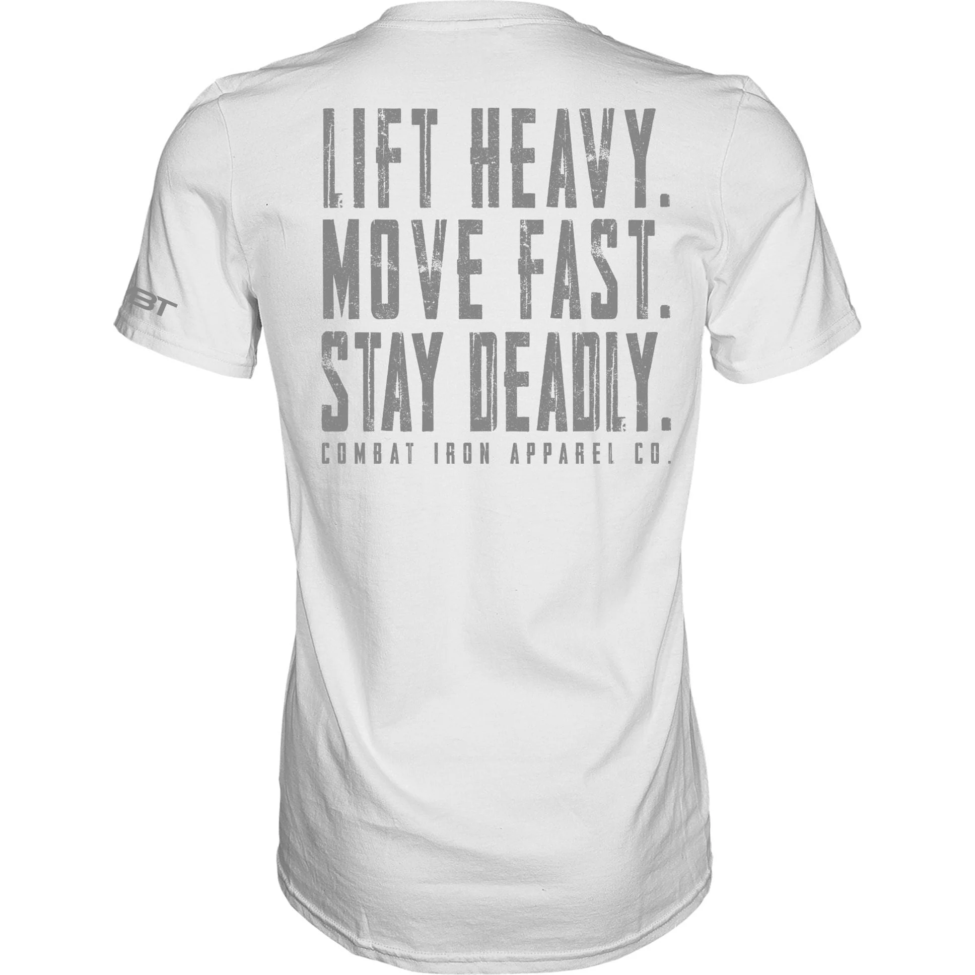 Original Motto: Lift Heavy. Move Fast. Stay Deadly. Men's T-Shirt - Image 8