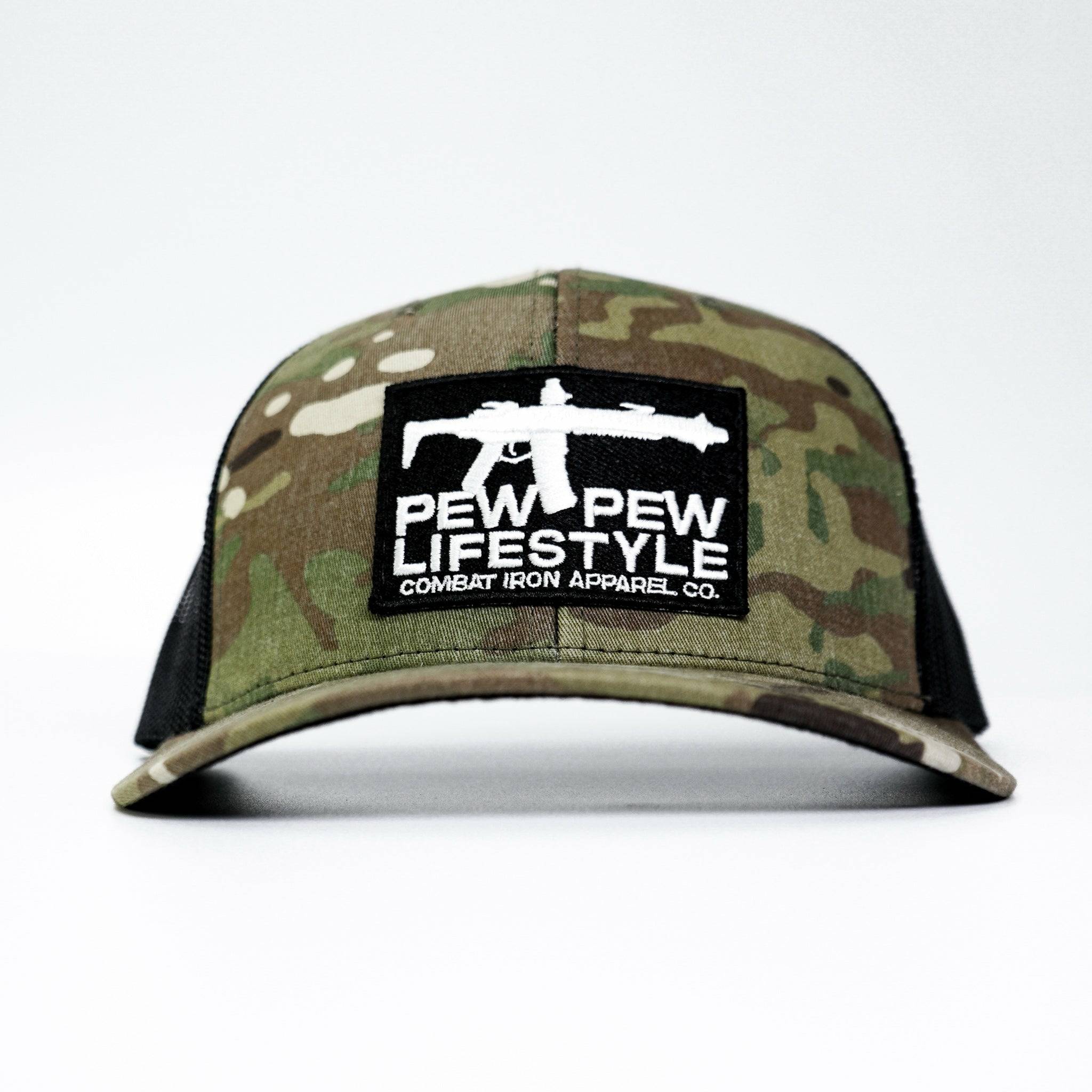 Pew Pew Lifestyle Patch Mid-Profile Snapback Hat - Image 13