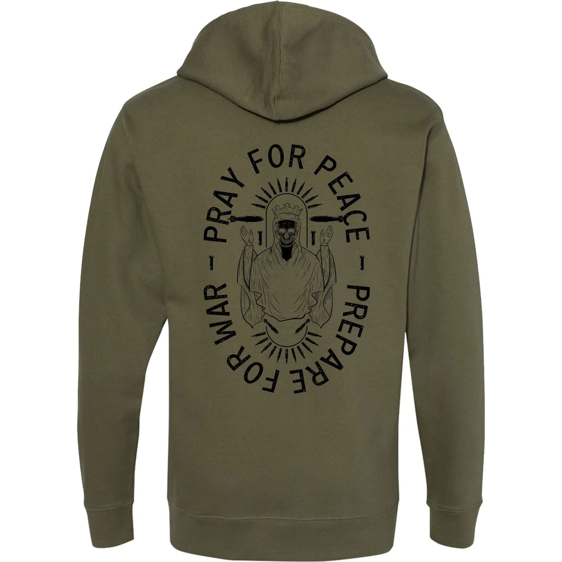 Pray For Peace. Prepare For War. Hoodie - Image 6