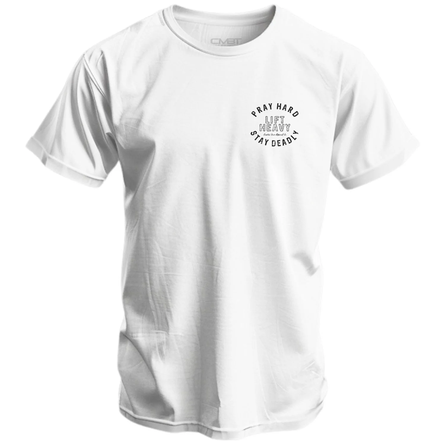 Pray Hard. Lift Heavy. Stay Deadly. Men's T-Shirt - Image 22