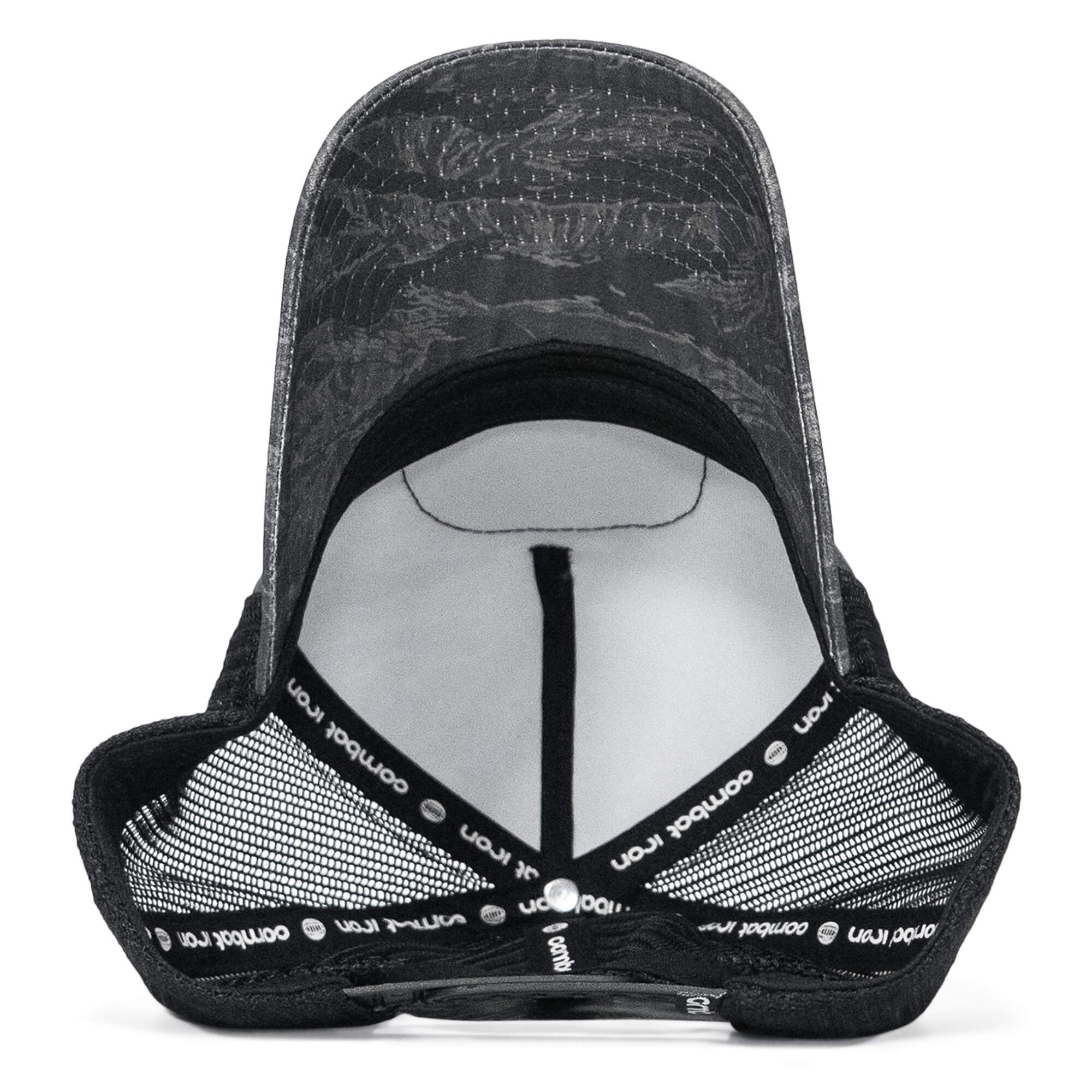 Pray Hard. Lift Heavy. Stay Deadly. Patch Five Panel Breacher Snapback Hat - Image 6
