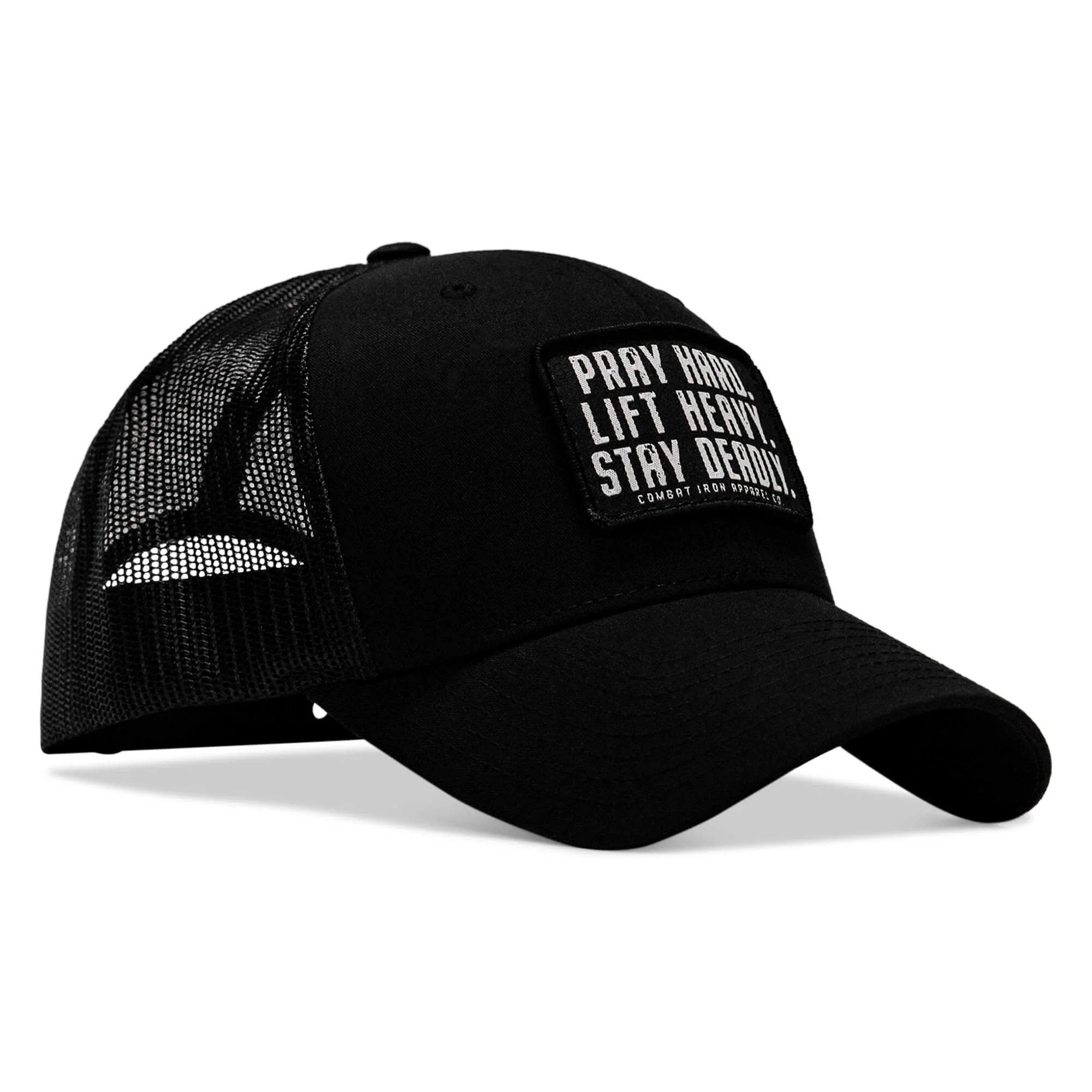 Pray Hard. Lift Heavy. Stay Deadly. Patch Snapback - Image 17