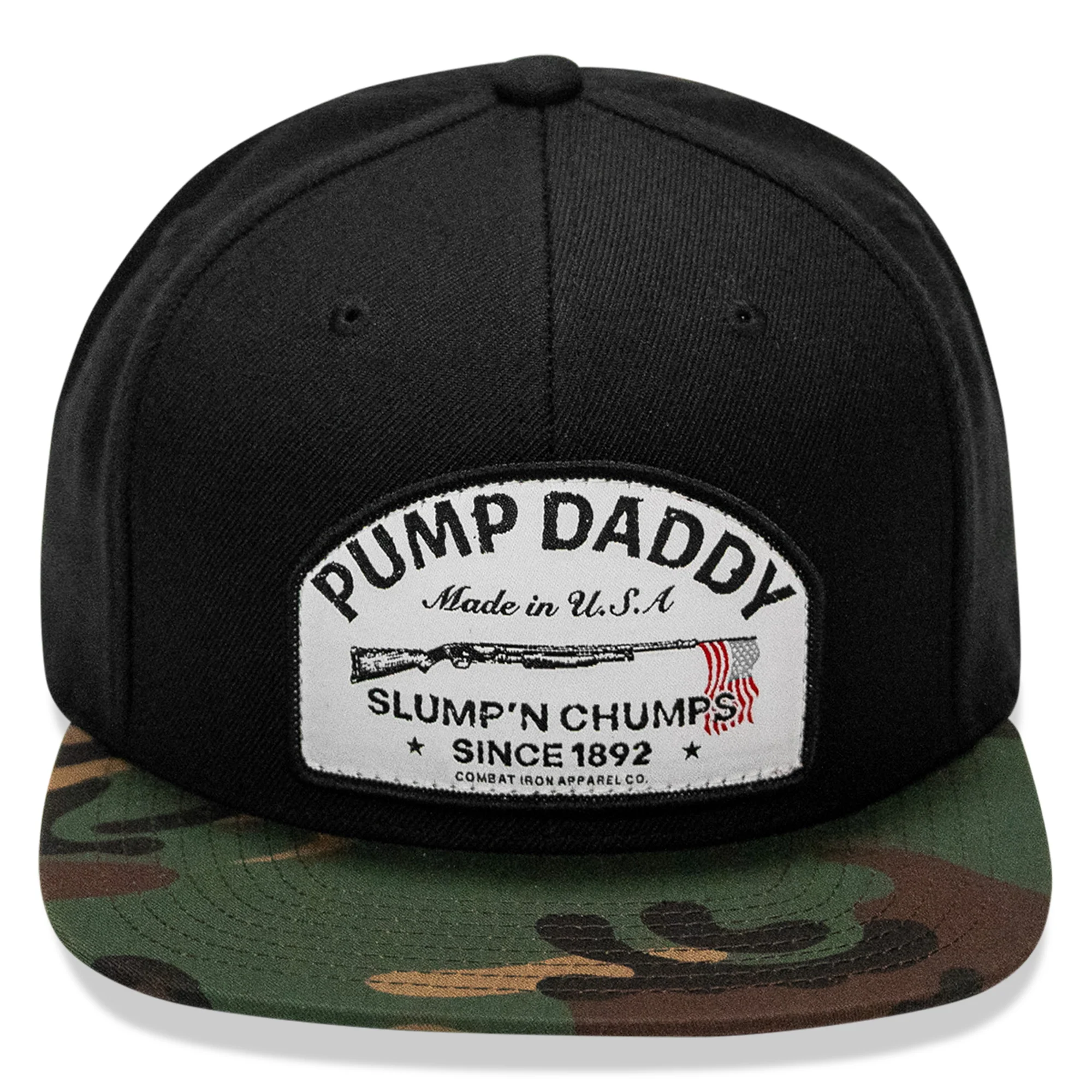 Pump Daddy Original Patch Flat Bill SnapBack Hat - Image 12