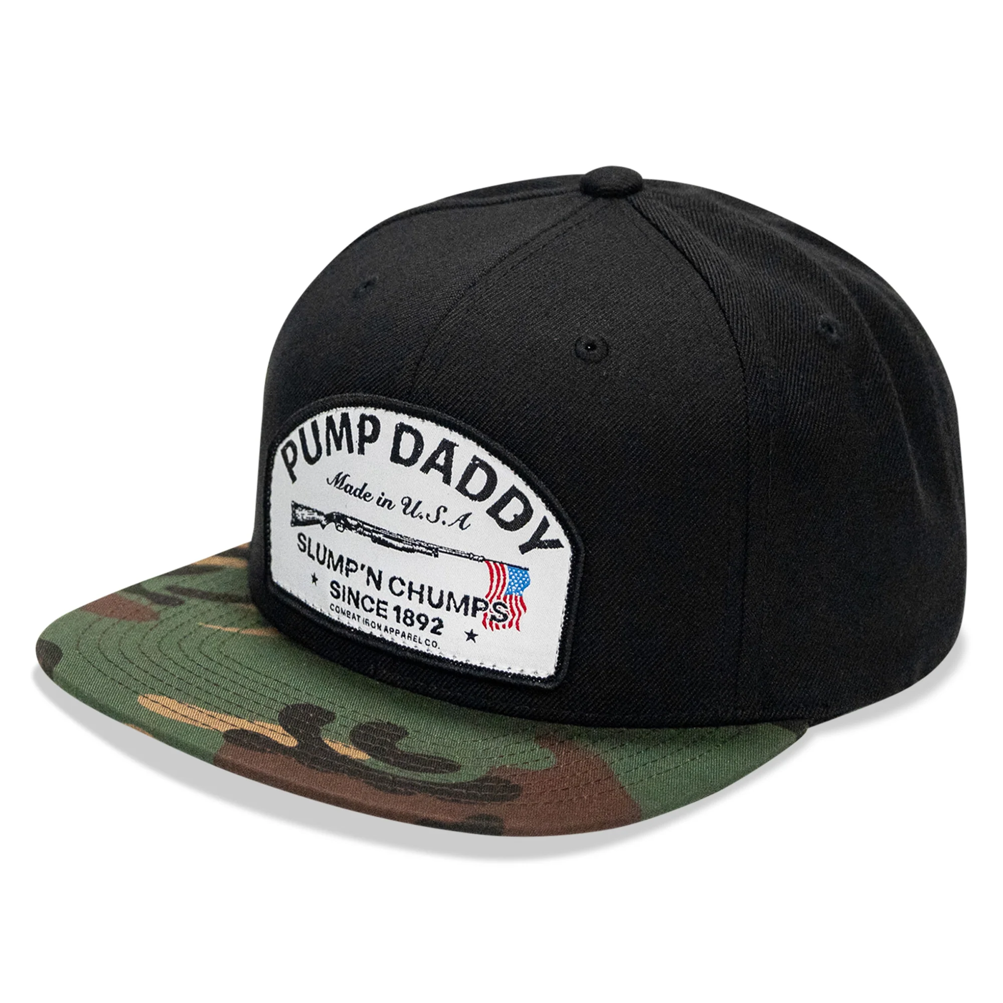 Pump Daddy Original Patch Flat Bill SnapBack Hat - Image 13