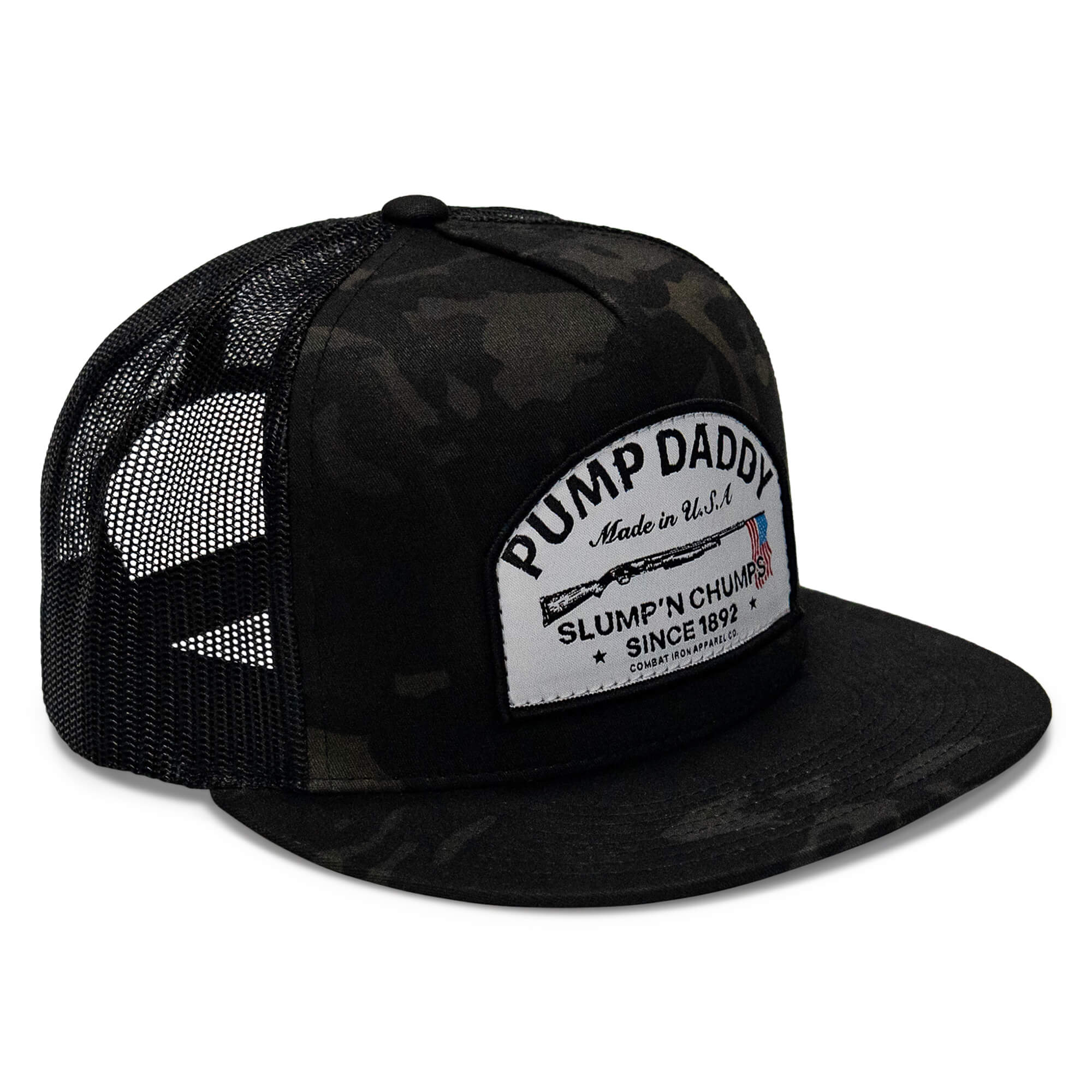 Pump Daddy Original Patch Flat Bill SnapBack Hat - Image 8