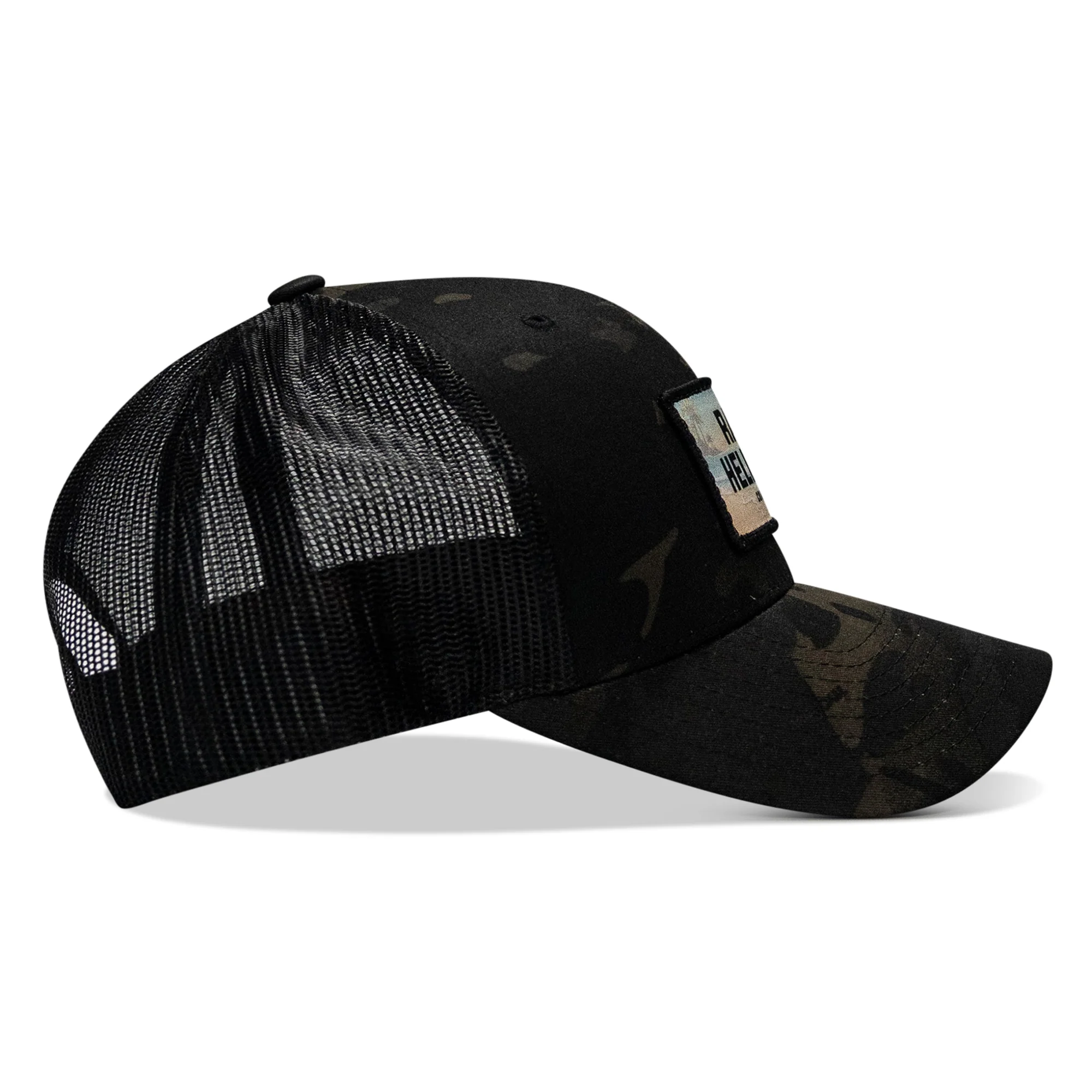 Raise Hell Baby Sunset Patch Snapback Hat - Image 15