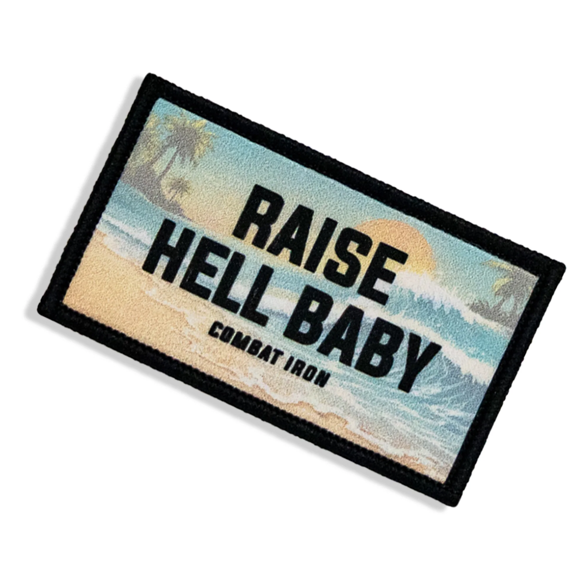 Raise Hell Baby Sunset Velcro Patch - Image 2