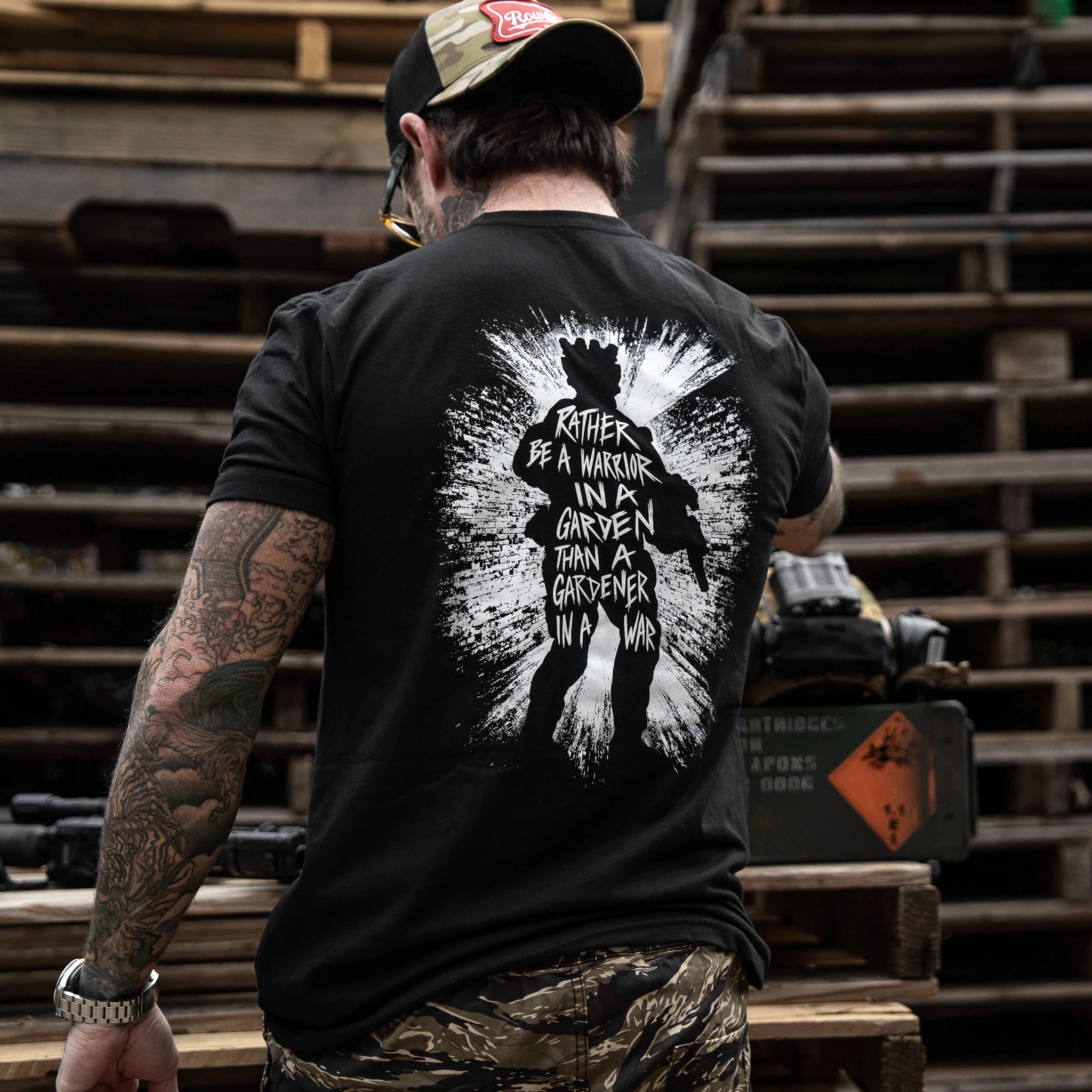 Rather Be A Warrior In A Garden Than A Gardener In A War Men's T-Shirt - Image 7