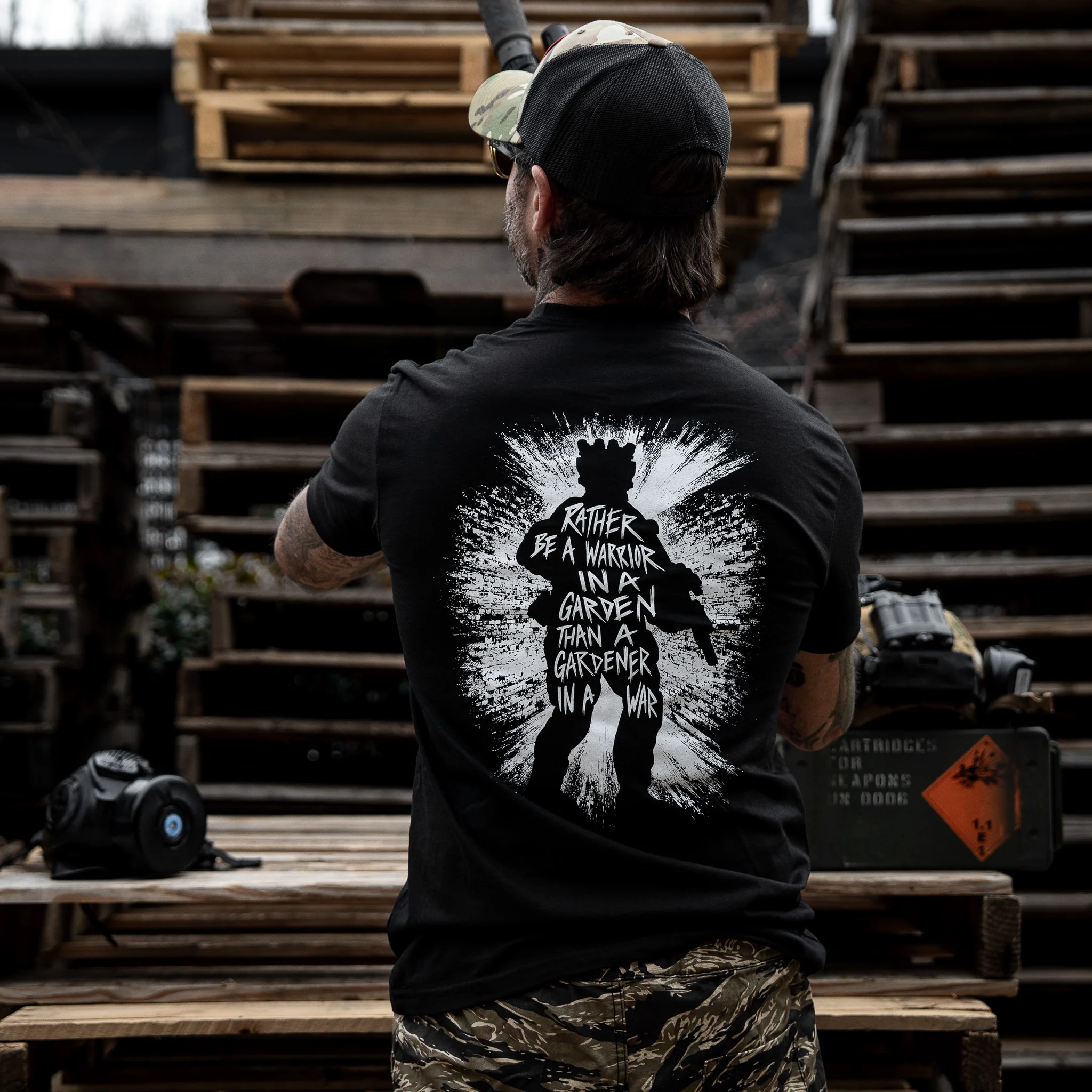 Rather Be A Warrior In A Garden Than A Gardener In A War Men's T-Shirt - Image 8