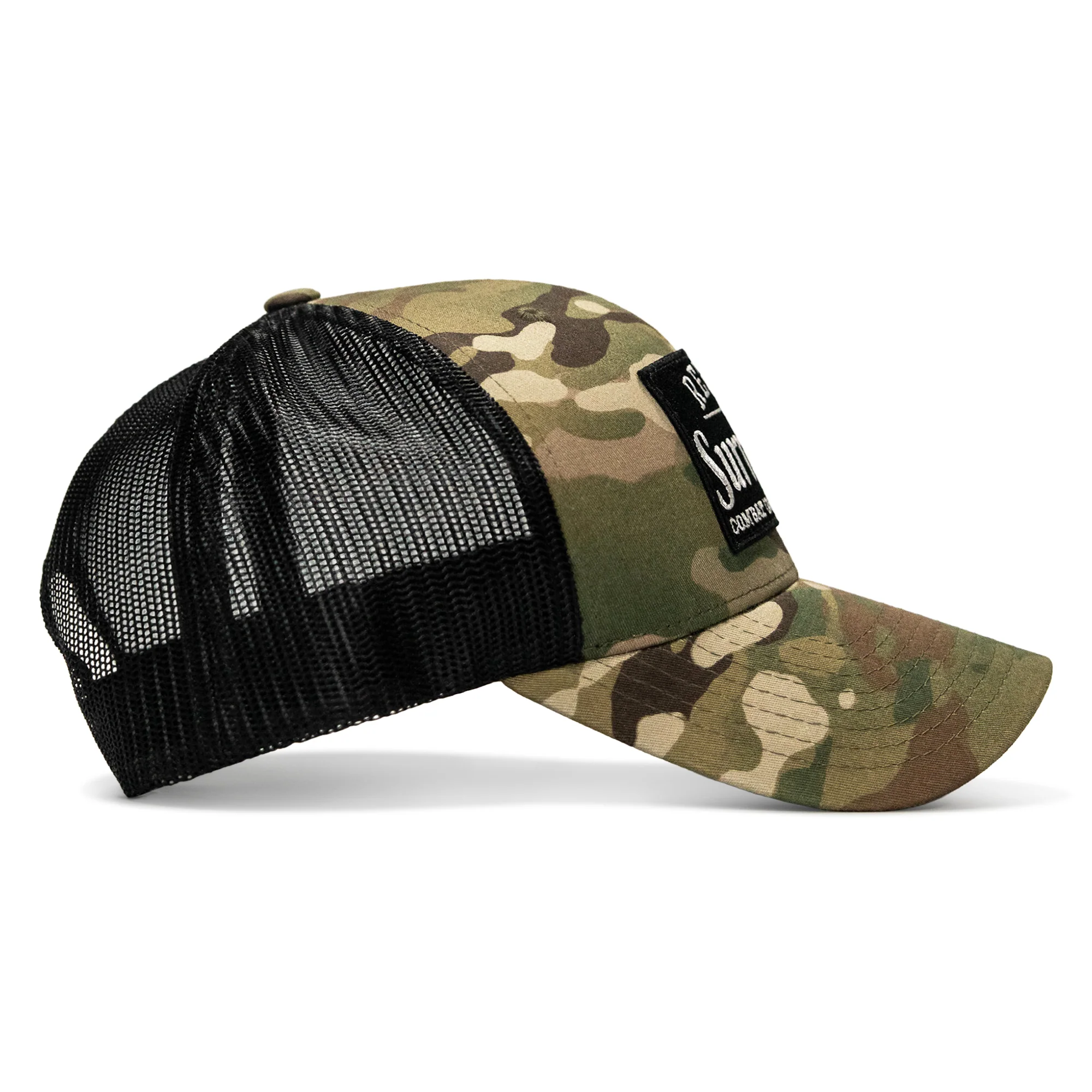 Refuse To Surrender B/W Patch Snapback Hat - Image 34