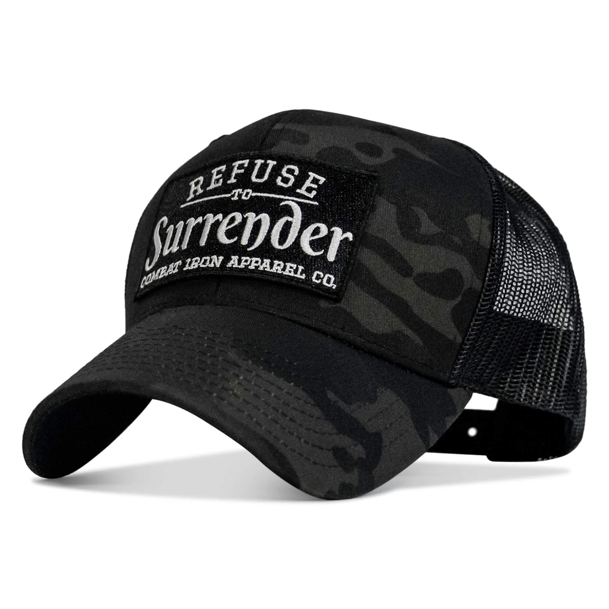 Refuse To Surrender B/W Patch Snapback Hat - Image 4