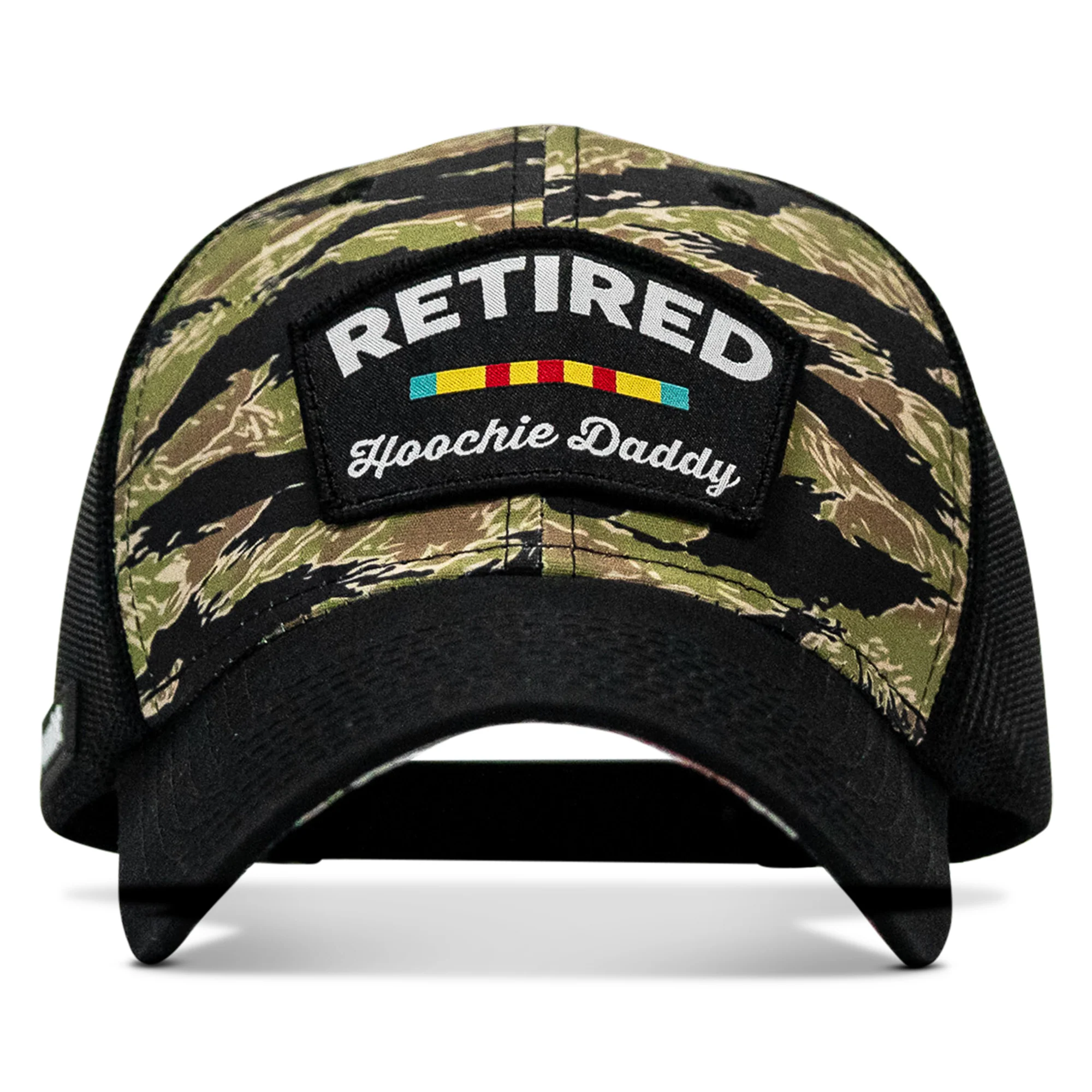 Retired Hoochie Daddy Ribbons Patch Original Ripstop Snapback Hat
