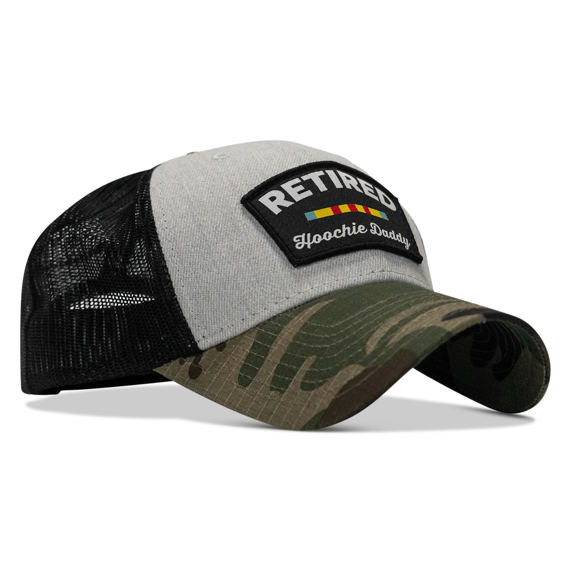 Retired Hoochie Daddy Ribbons Patch Original Ripstop Snapback Hat - Image 19