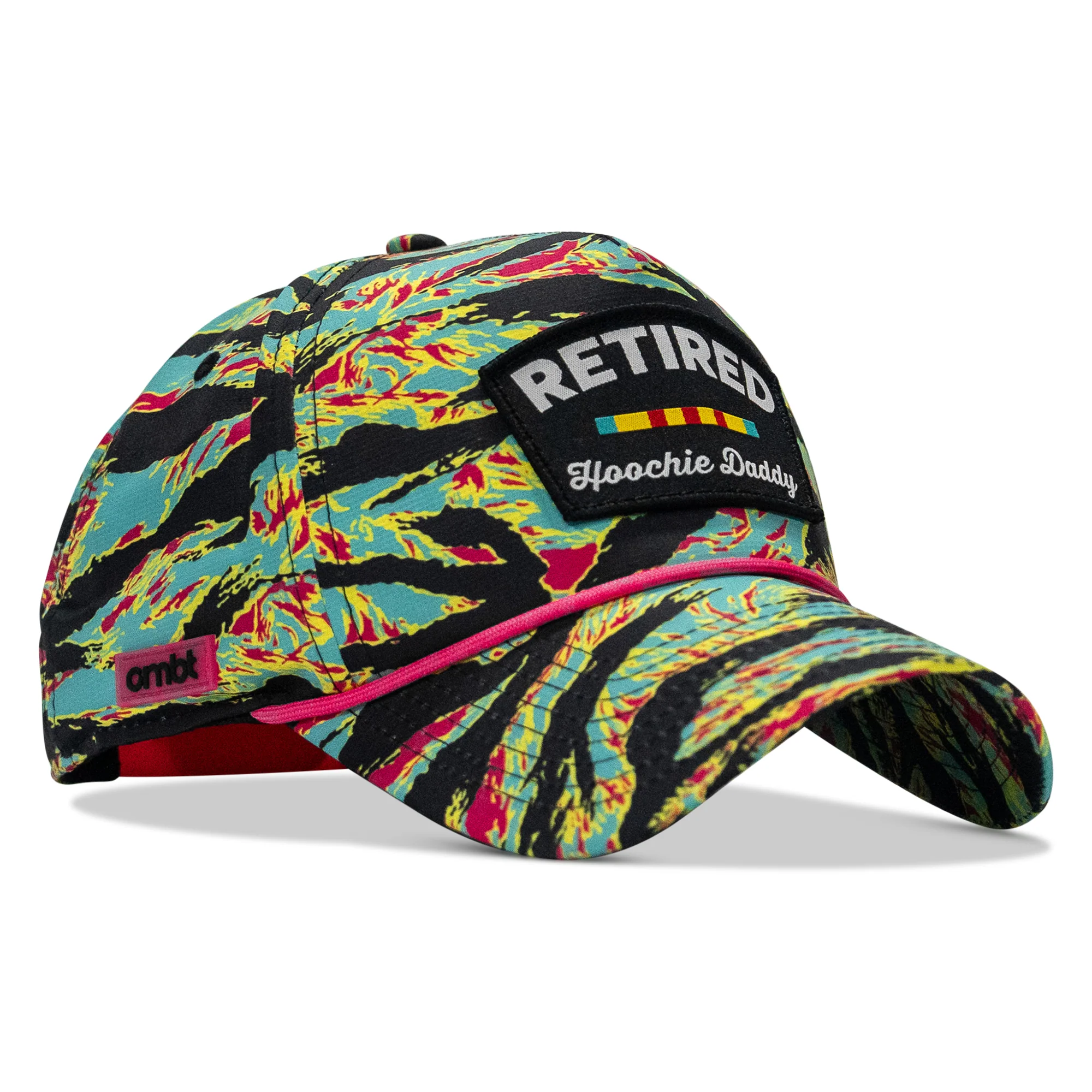 Retired Hoochie Daddy Ribbons Patch Weekender Waterproof Snapback - Image 2