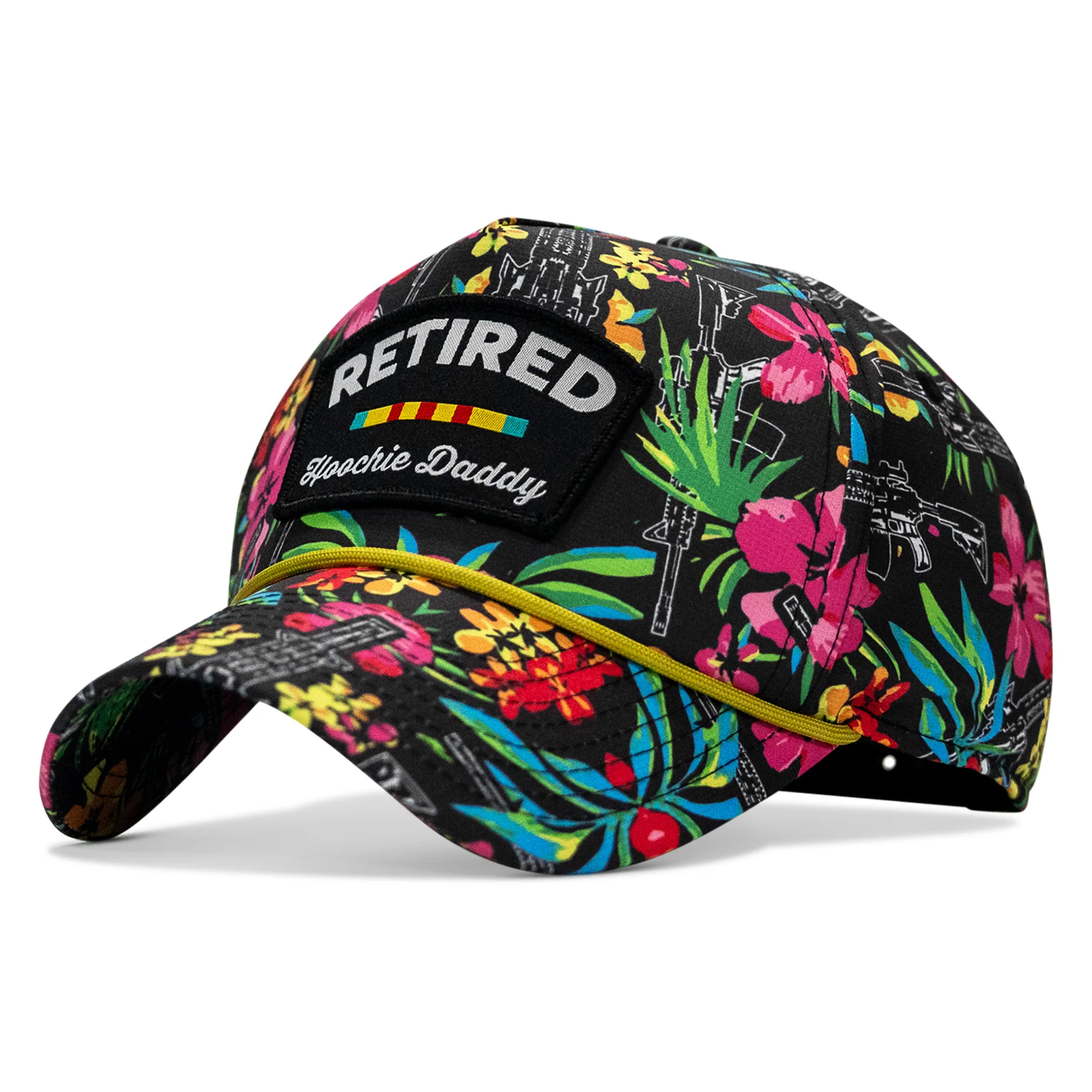Retired Hoochie Daddy Ribbons Patch Weekender Waterproof Snapback - Image 25