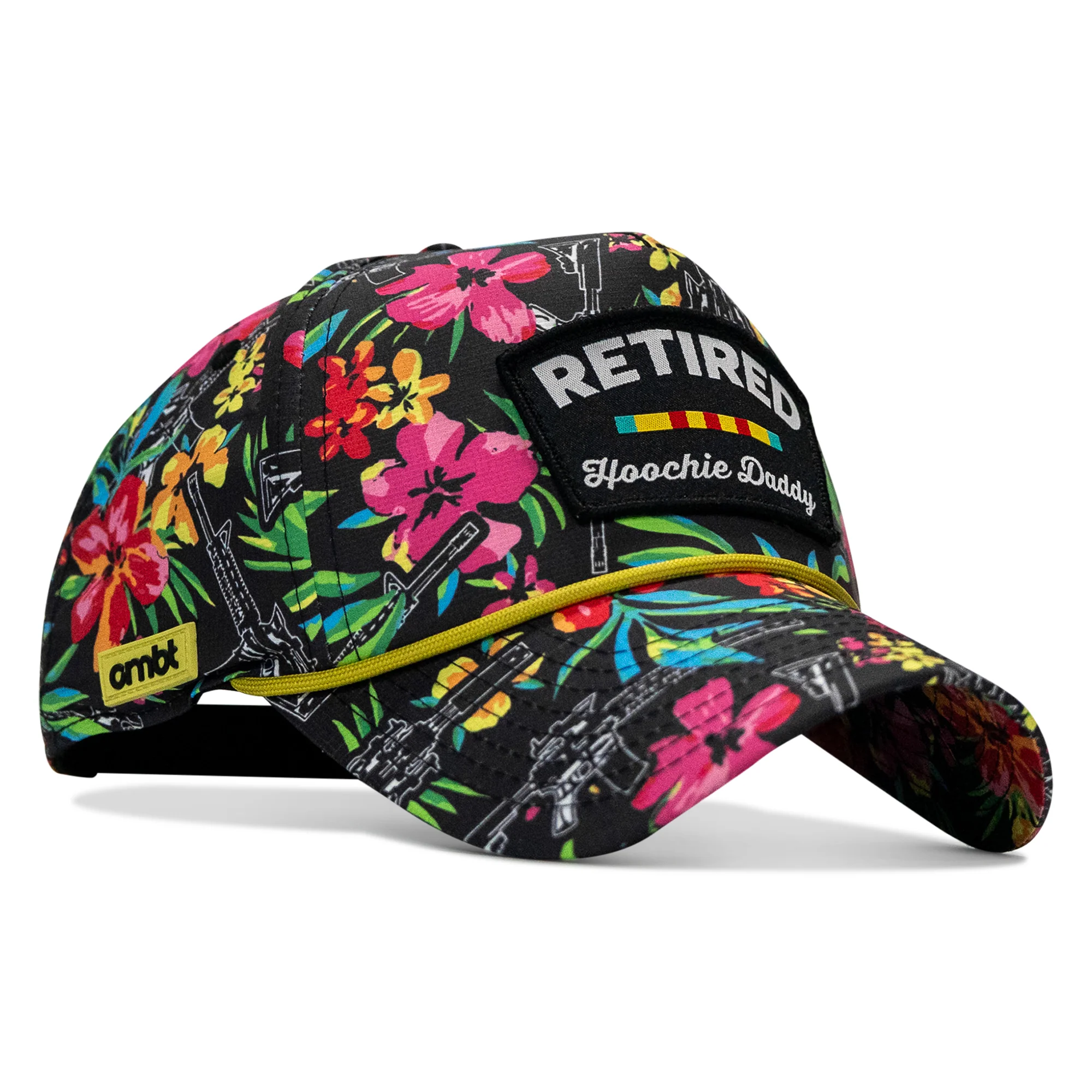 Retired Hoochie Daddy Ribbons Patch Weekender Waterproof Snapback - Image 26