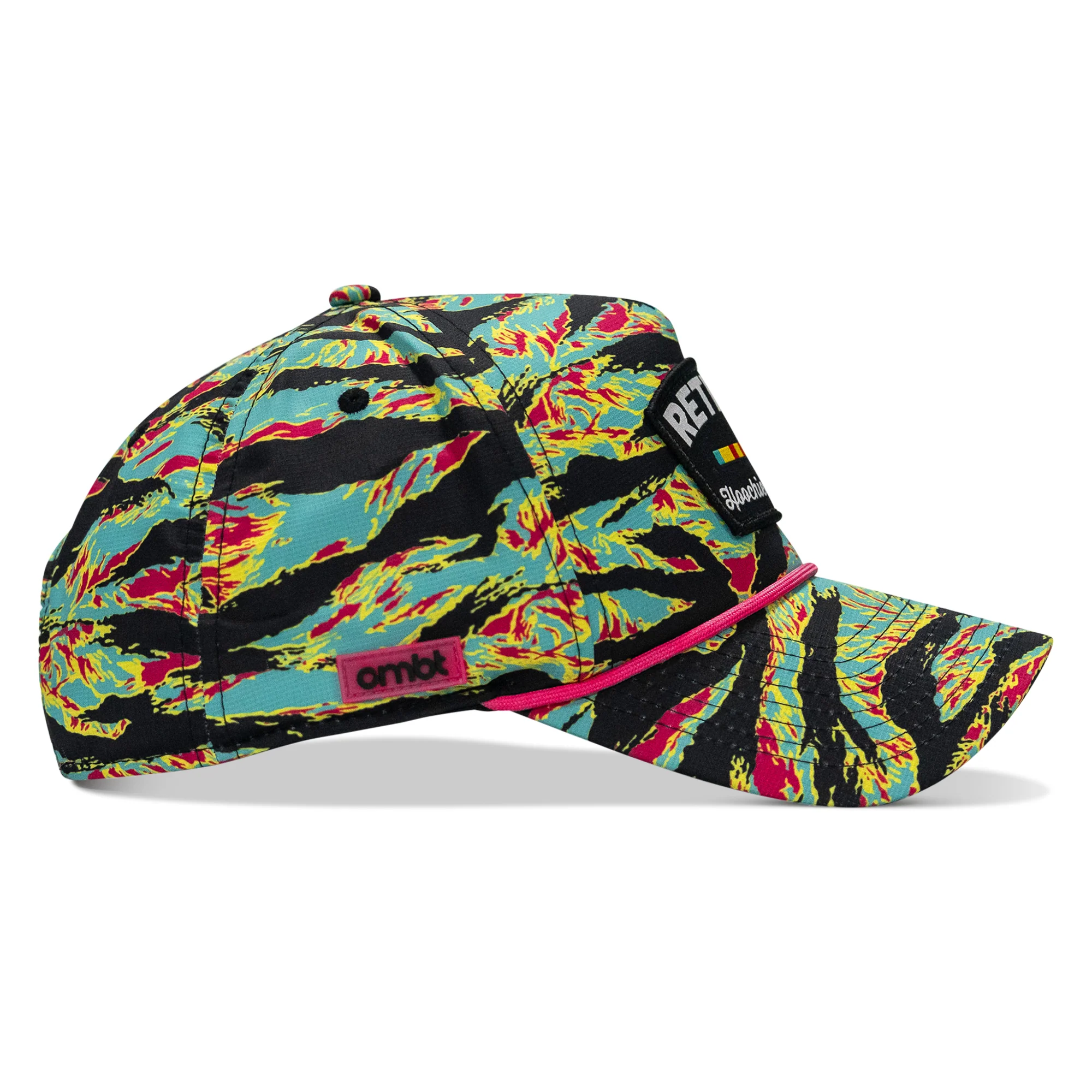 Retired Hoochie Daddy Ribbons Patch Weekender Waterproof Snapback - Image 4
