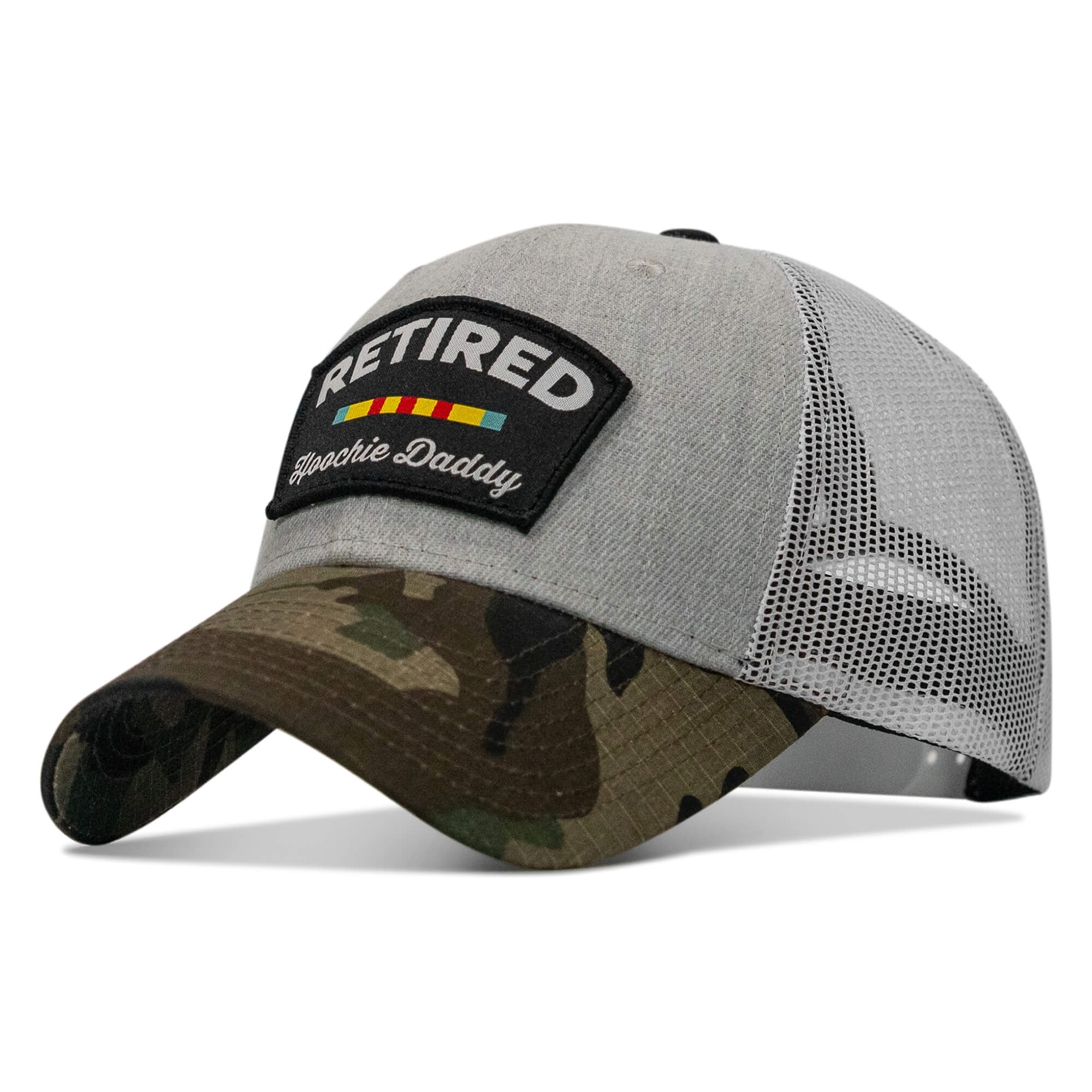 Retired Hoochie Daddy Veteran Patch Snapback Hat - Image 23