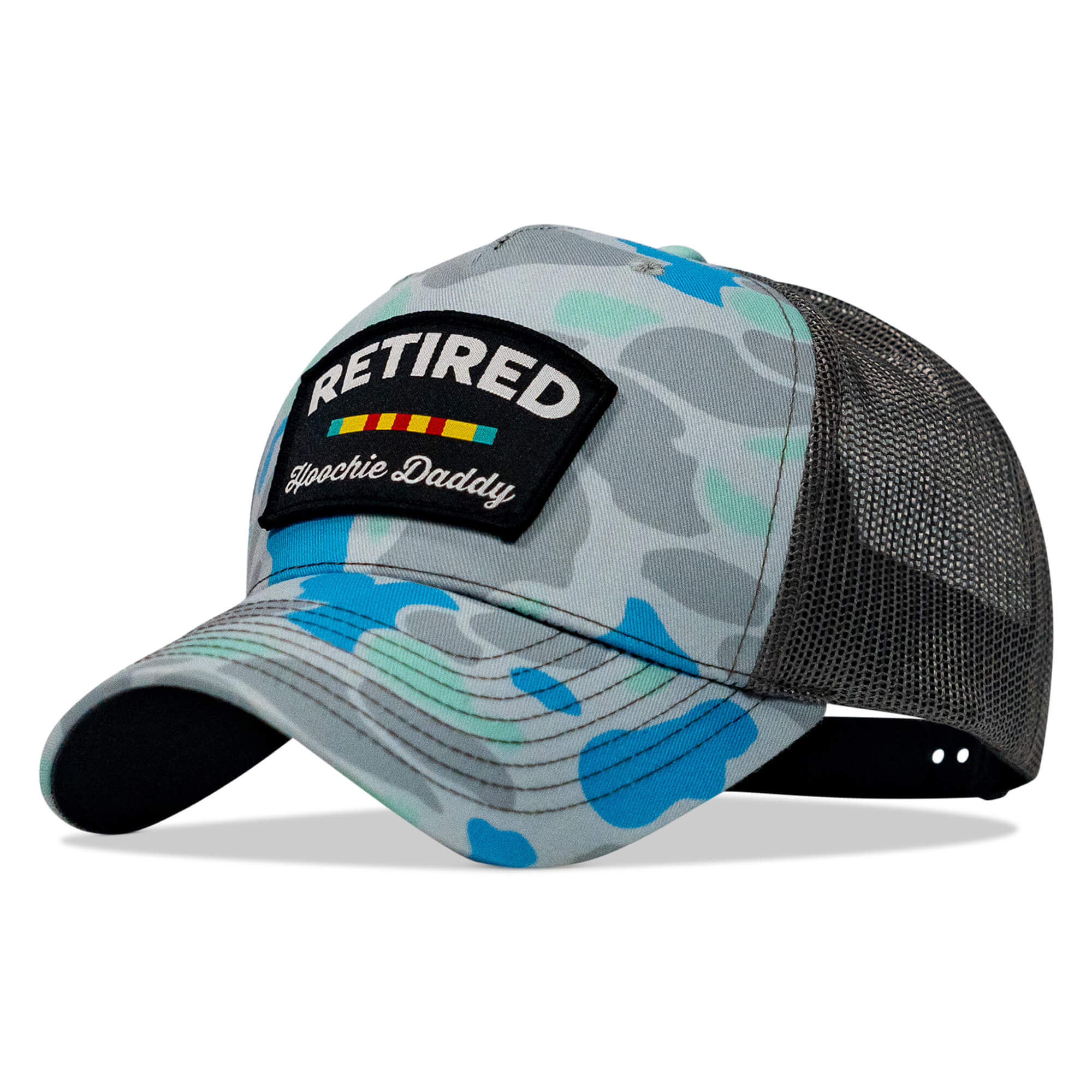 Retired Hoochie Daddy Veteran Patch Snapback Hat - Image 3
