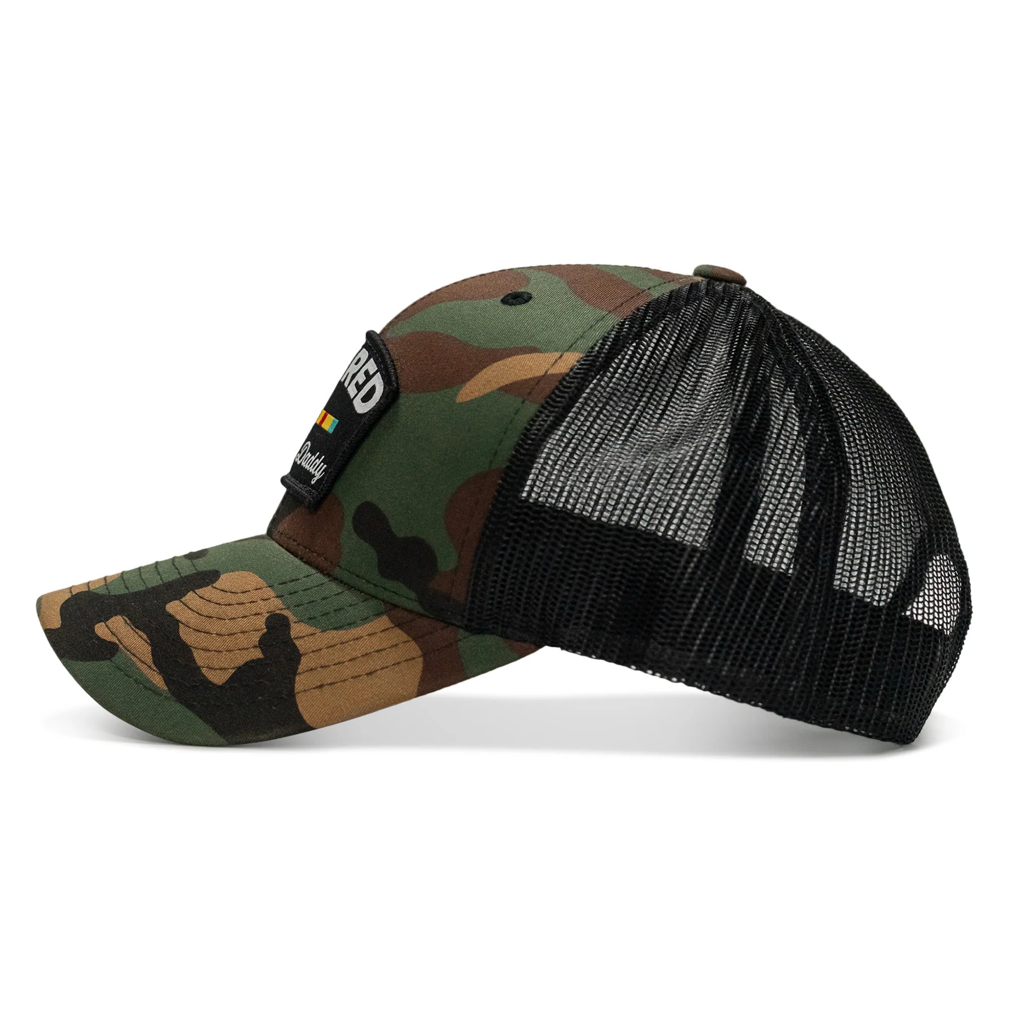 Retired Hoochie Daddy Veteran Patch Snapback Hat - Image 45