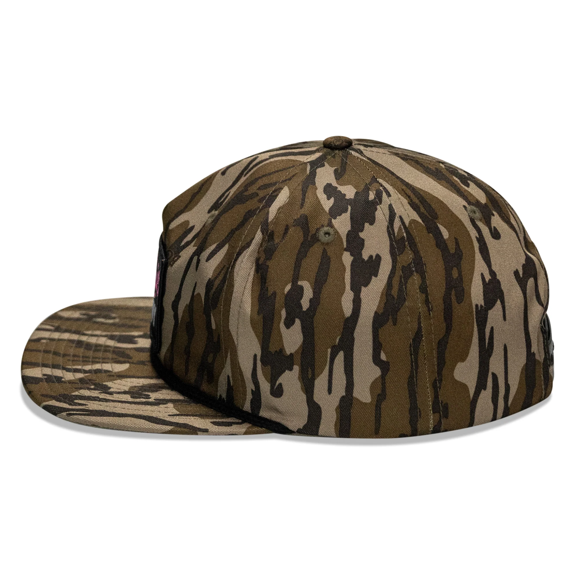 Retro Hoochie Daddy Script Patch Flatbill Snapback Hat - Image 4
