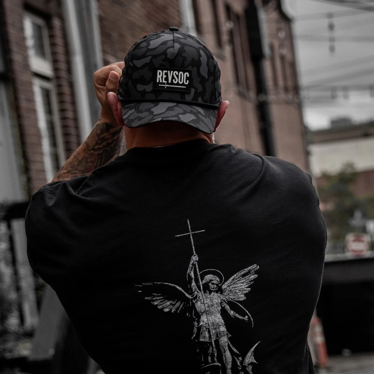 REVSOC Classic Patch 5 Pannel Snapback - Image 13