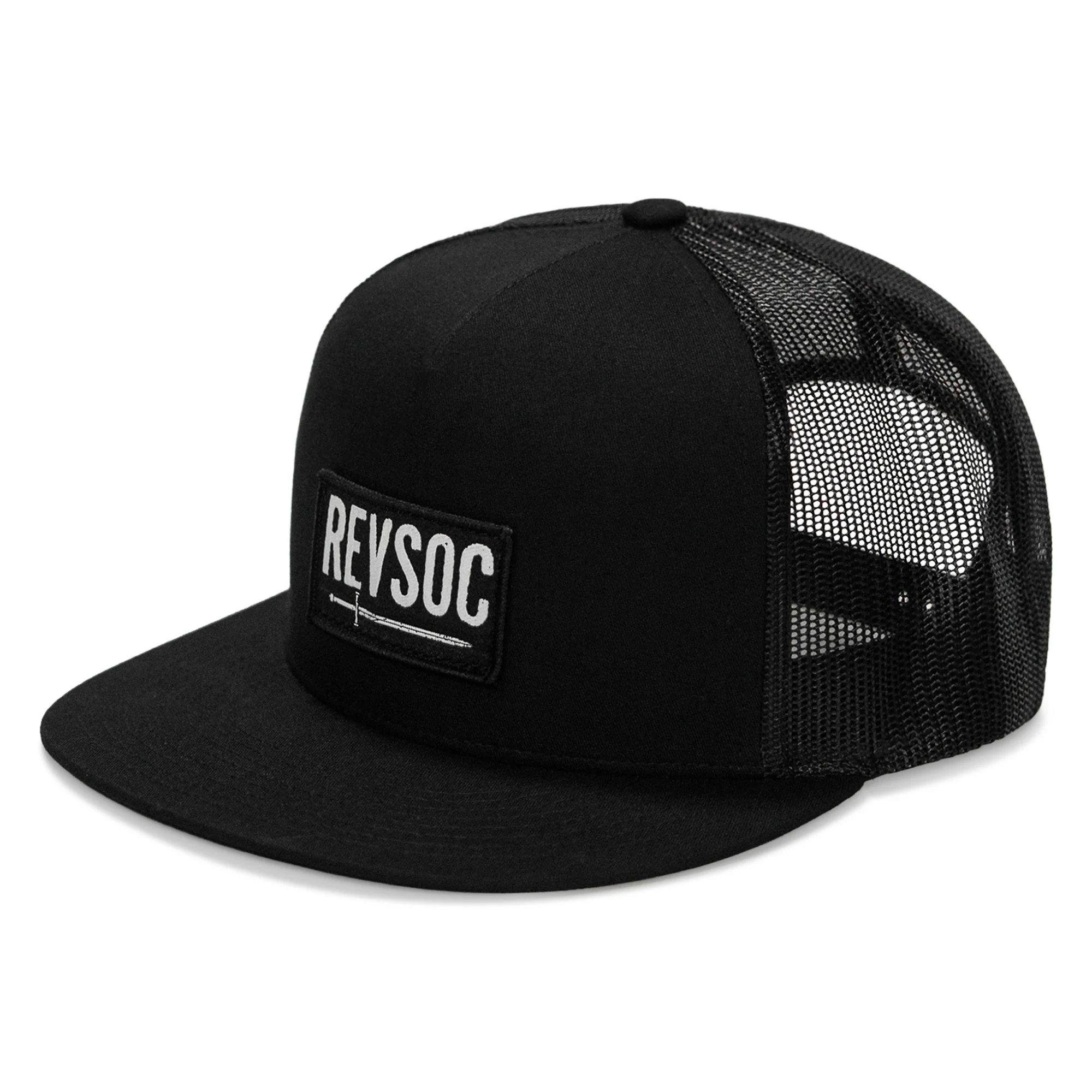 REVSOC Classic Patch Flatbill Hat - Image 2