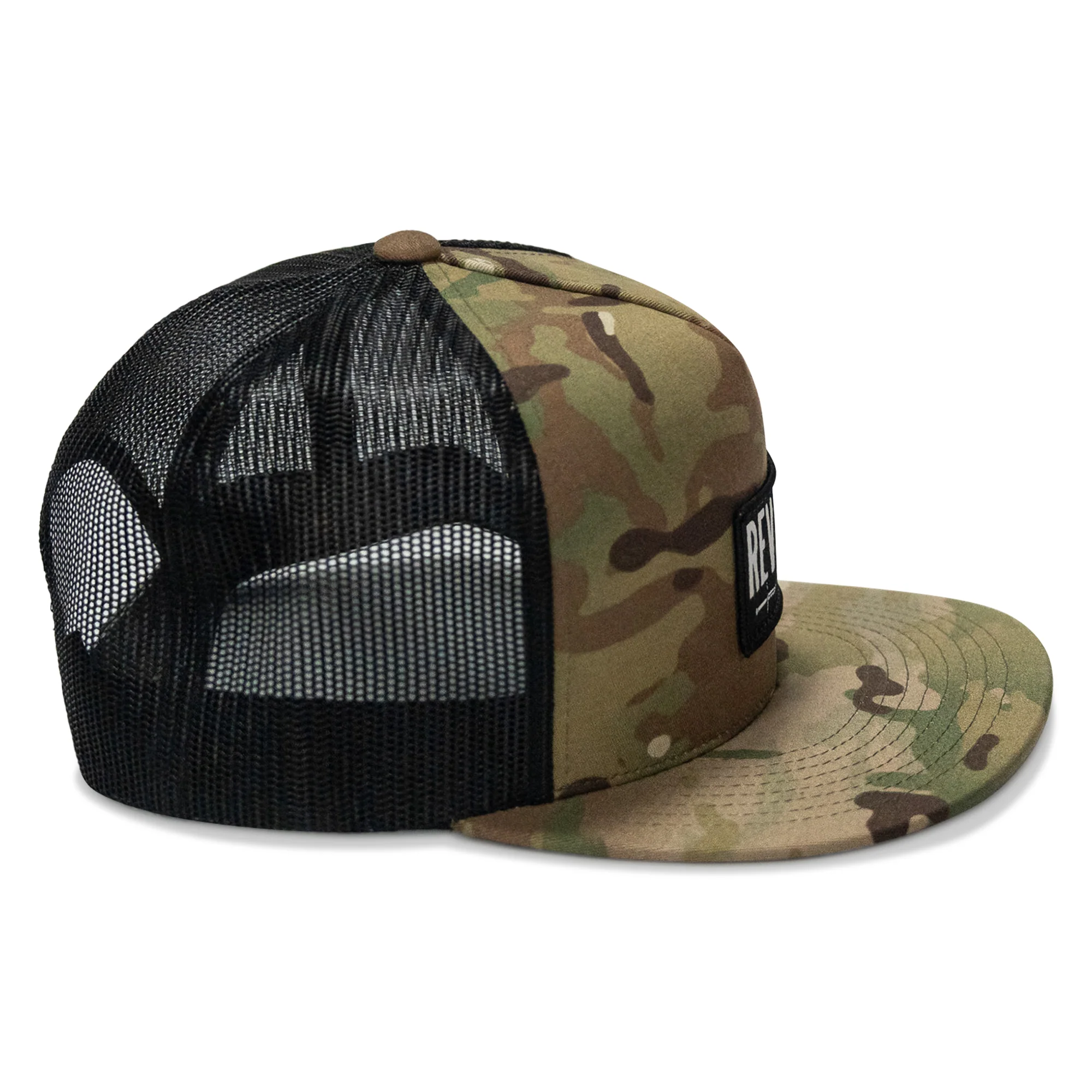 REVSOC Classic Patch Flatbill Hat - Image 39