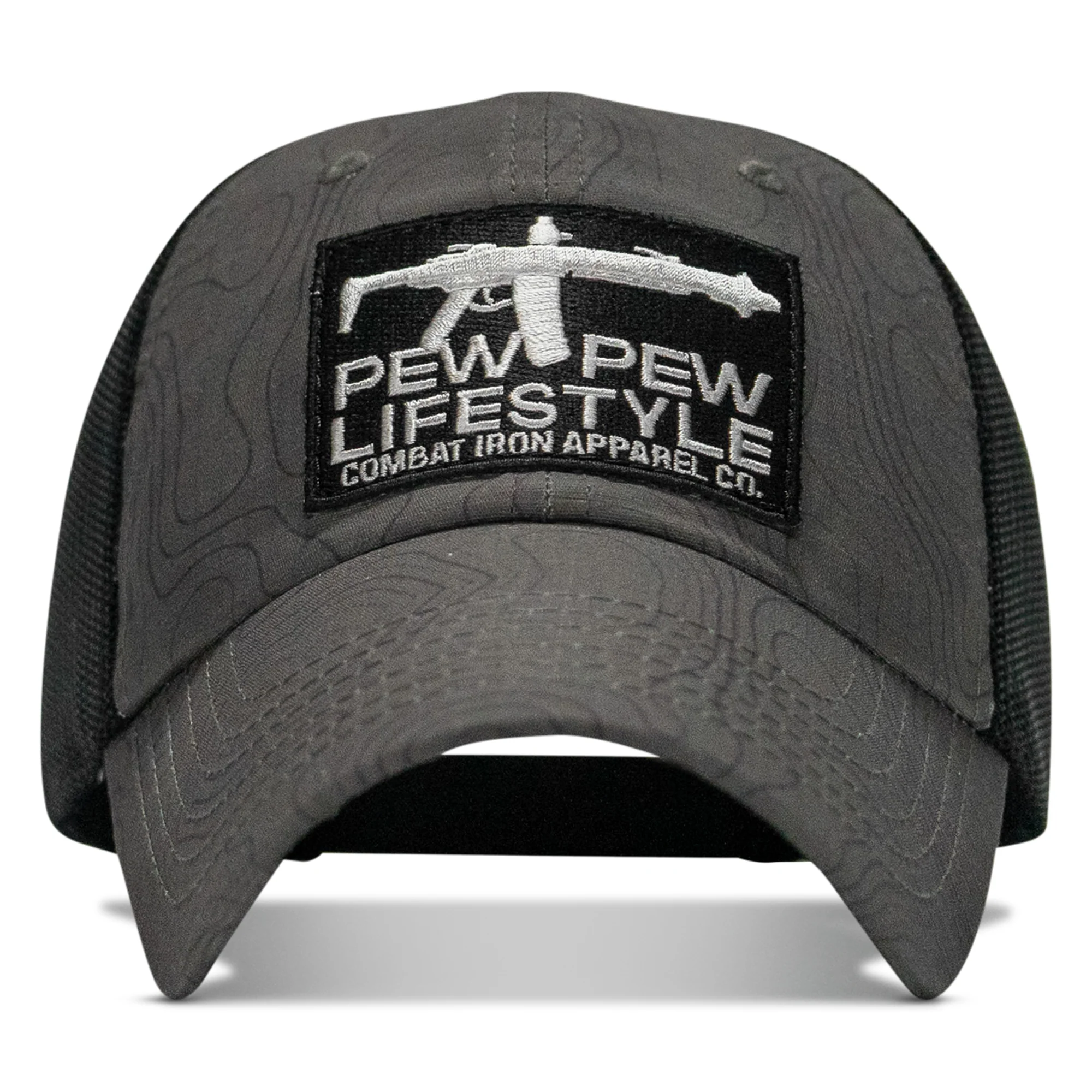 Ripstop Pew Pew Lifesyle Patch Tactical Ripstop Mesh Snapback Hat - Image 18