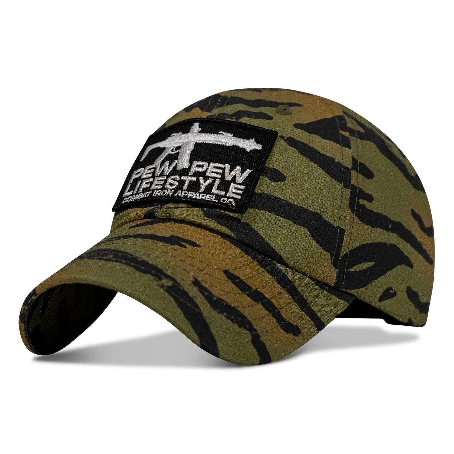 Ripstop Pew Pew Lifesyle Patch Tactical Ripstop Mesh Snapback Hat - Image 23