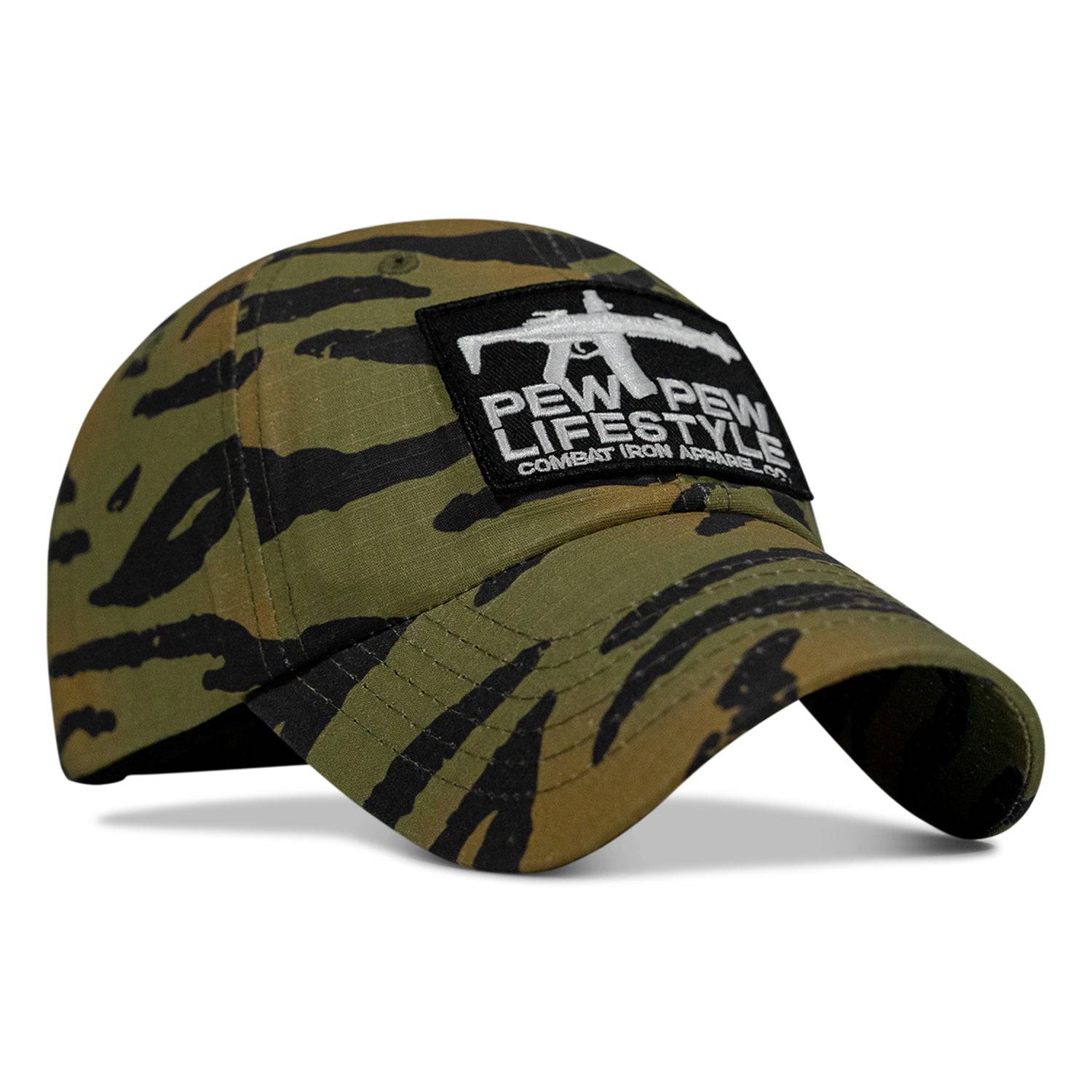 Ripstop Pew Pew Lifesyle Patch Tactical Ripstop Mesh Snapback Hat - Image 24