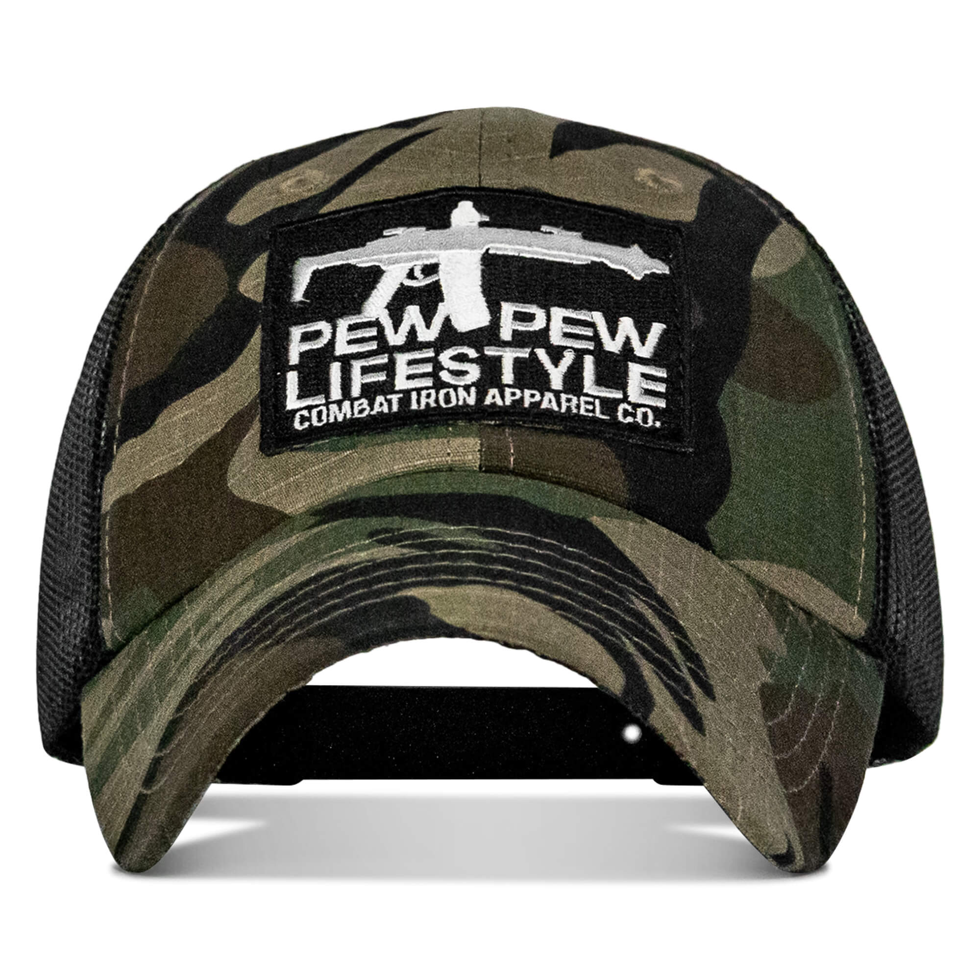 Ripstop Pew Pew Lifesyle Patch Tactical Ripstop Mesh Snapback Hat - Image 9
