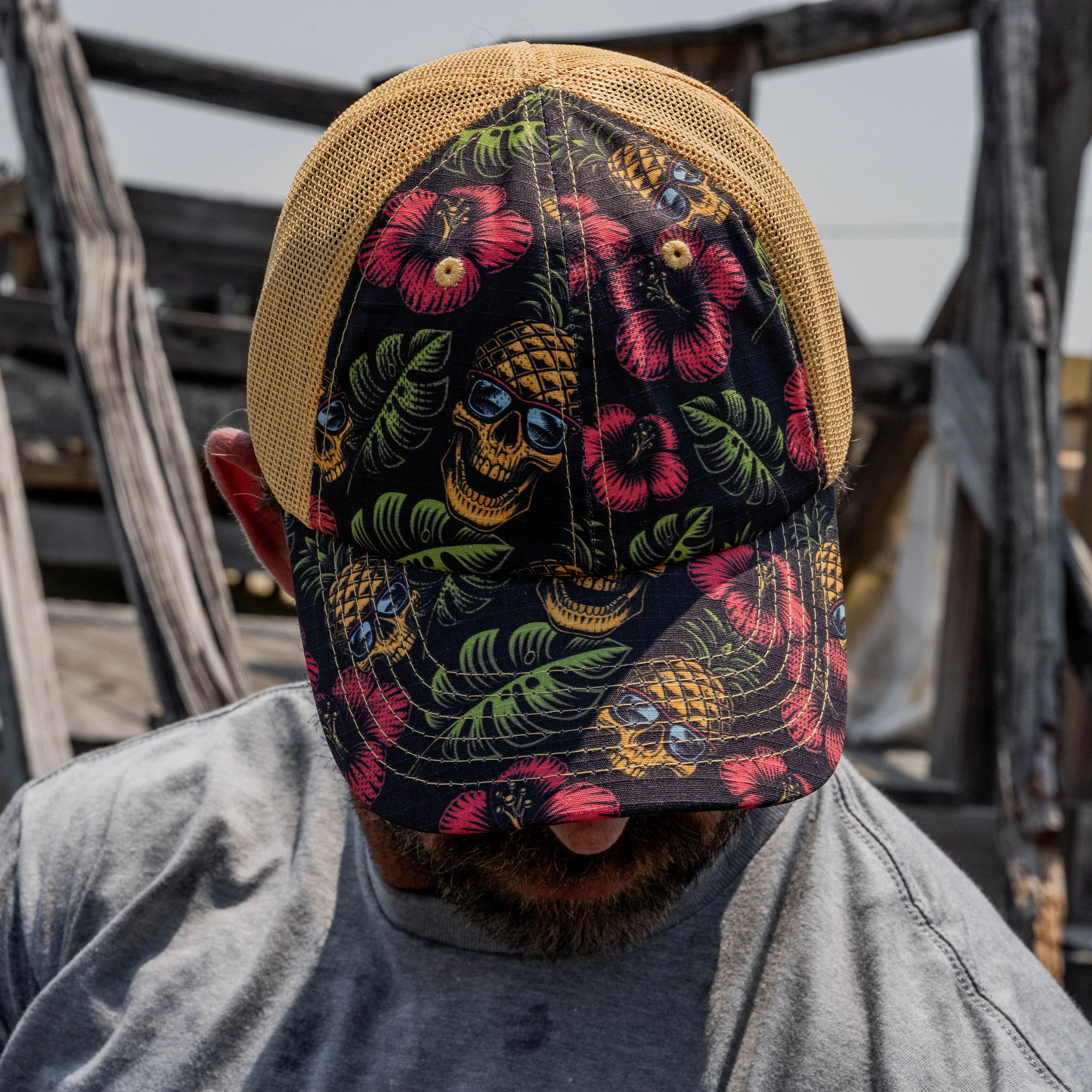 Ripstop Tactical Mesh Snapback Hat - Image 15